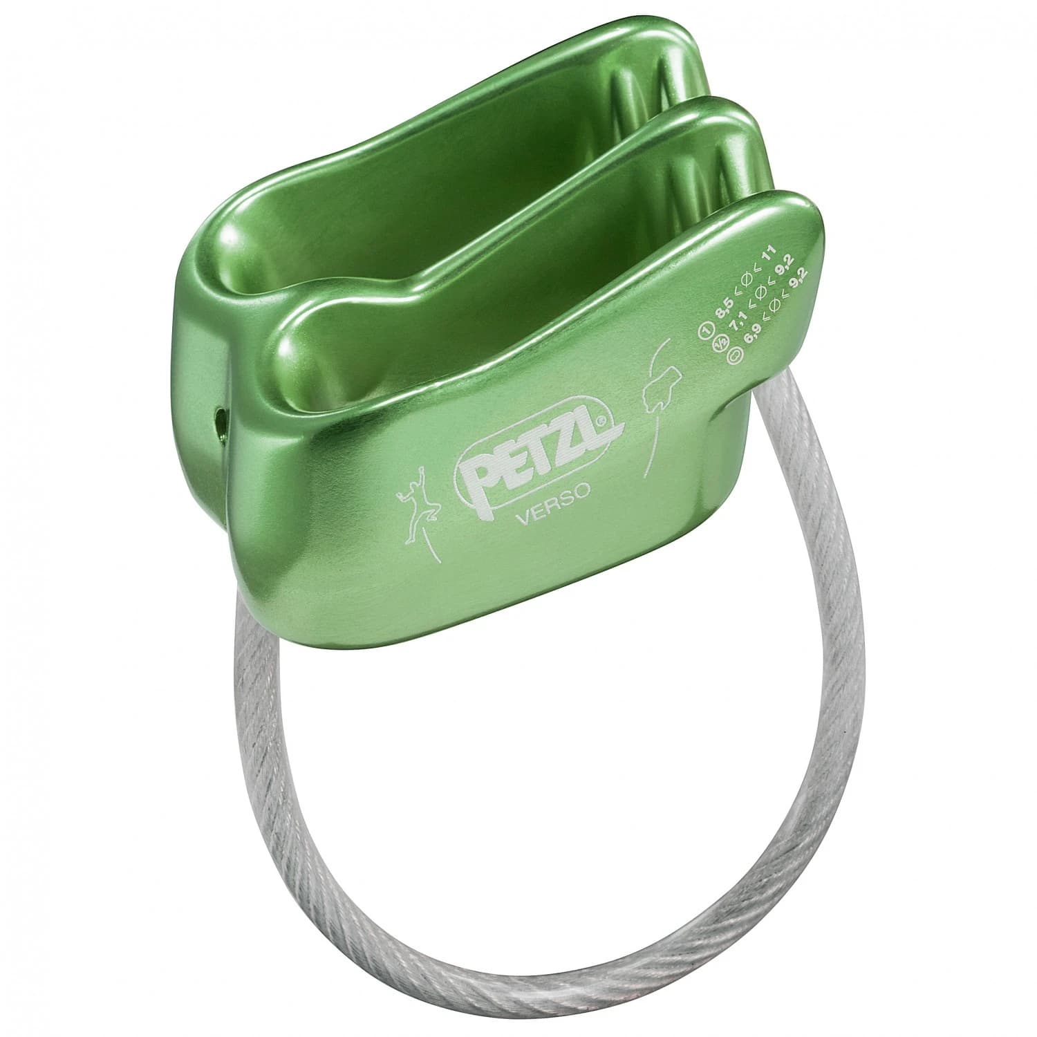 Осигурително устройство Petzl Verso Belay device - Green