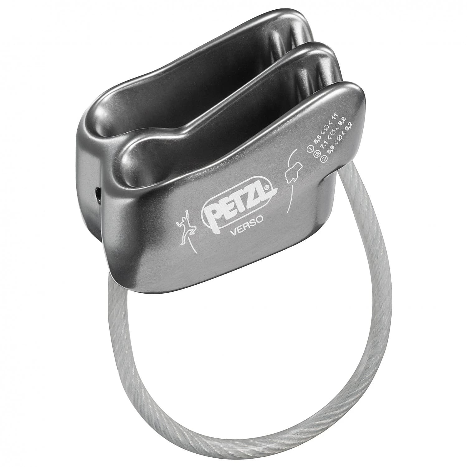 Осигурително устройство Petzl Verso Belay device - Grey
