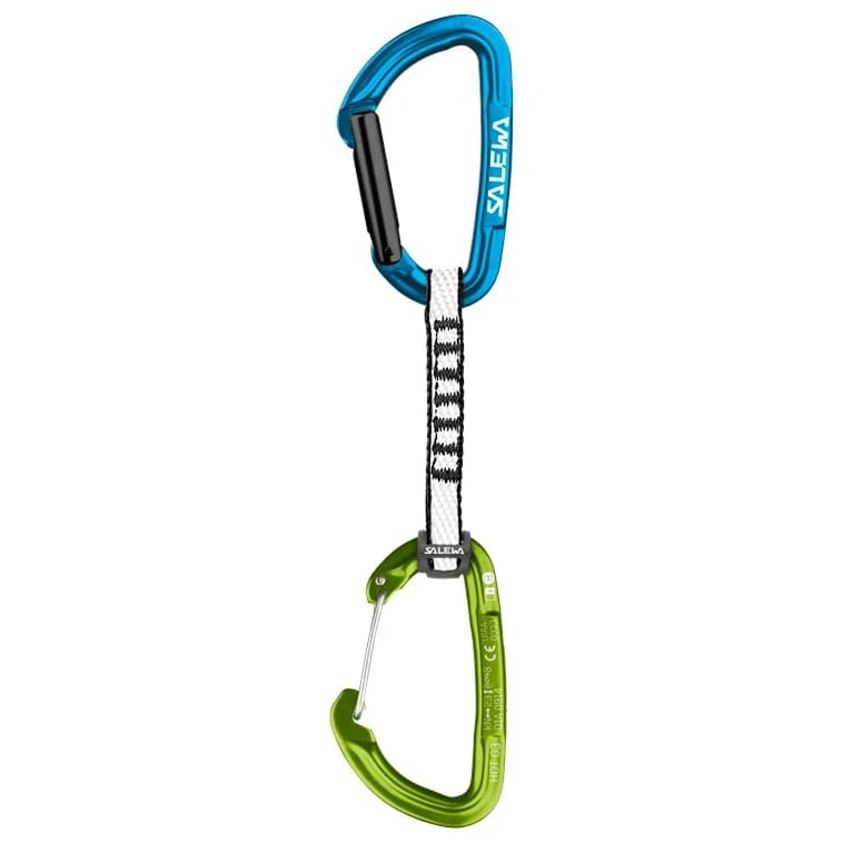 Експрес (Quickdraw) Salewa Express Set Dyn Hot G3 Straight/Wire Quickdraw - Blue / Fluo Green