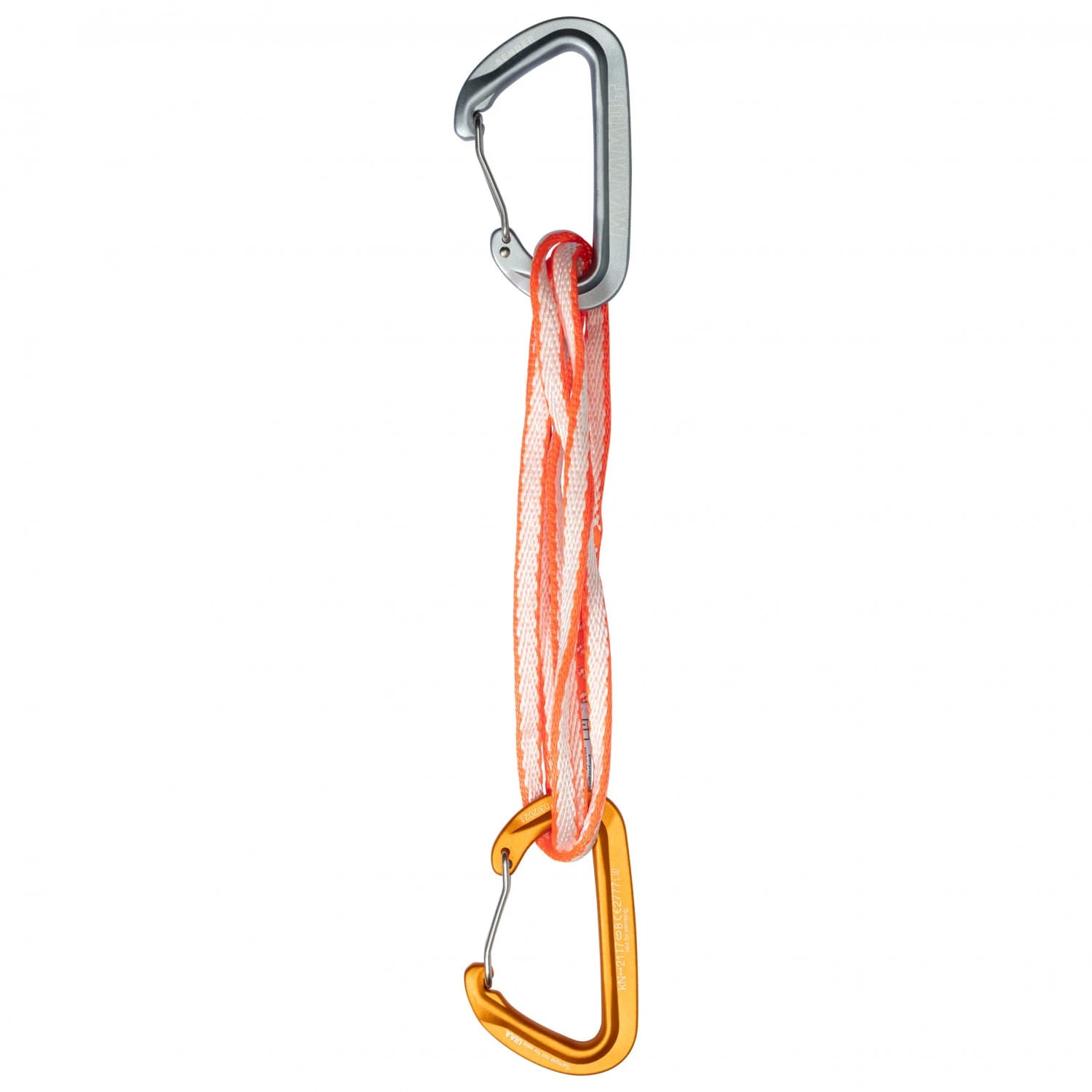 Експрес (Quickdraw) Mammut Sender Wire Quickdraws - Light Grey / Gold