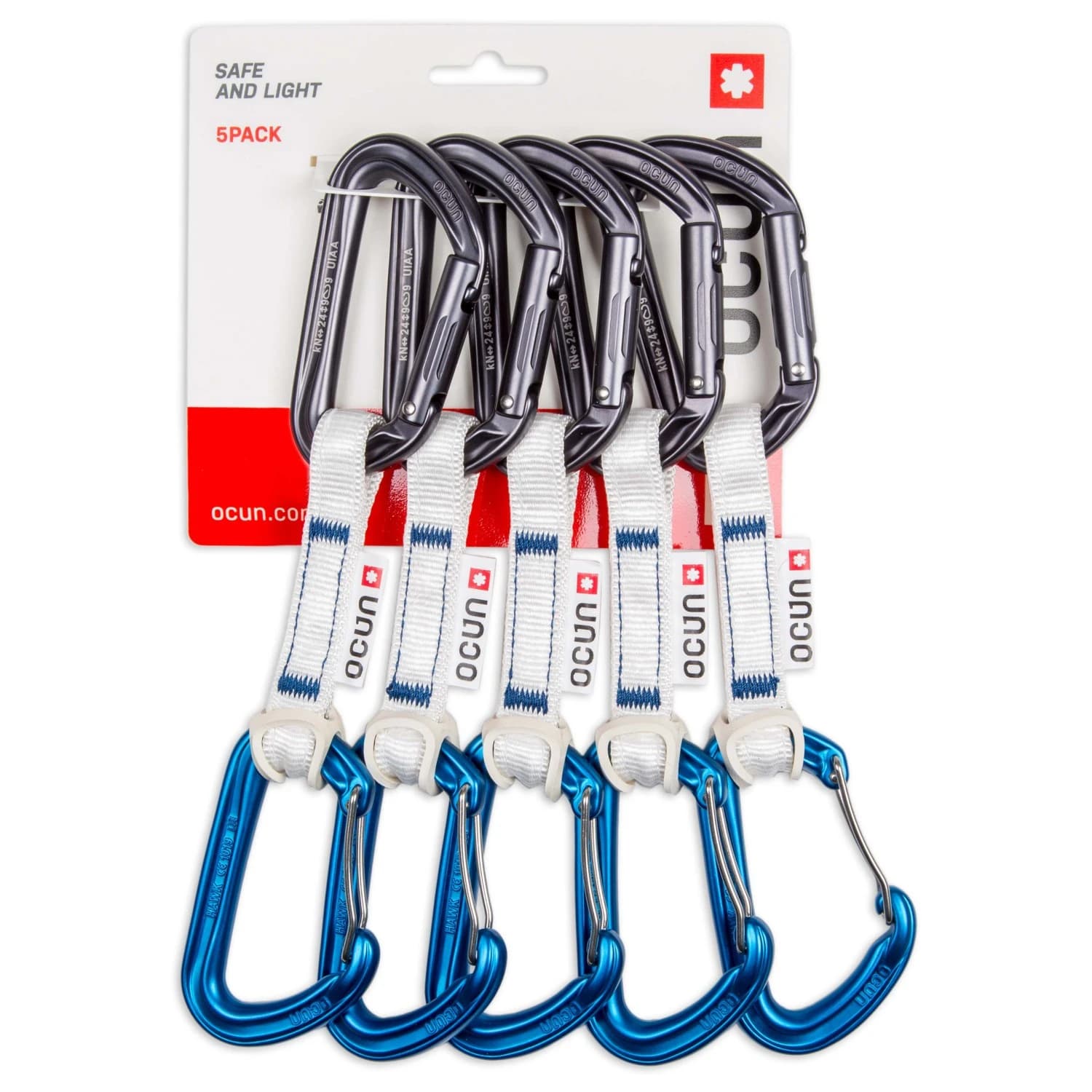 Експрес (Quickdraw) Ocun Hawk QD Combi Bio-Dyn-Ring 15 mm Quickdraw - Blue