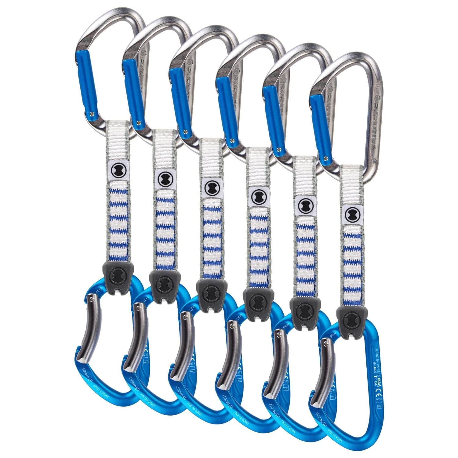 Експрес (Quickdraw) Skylotec Salto NY 6-Pack Quickdraw - Titanium / Electricblue