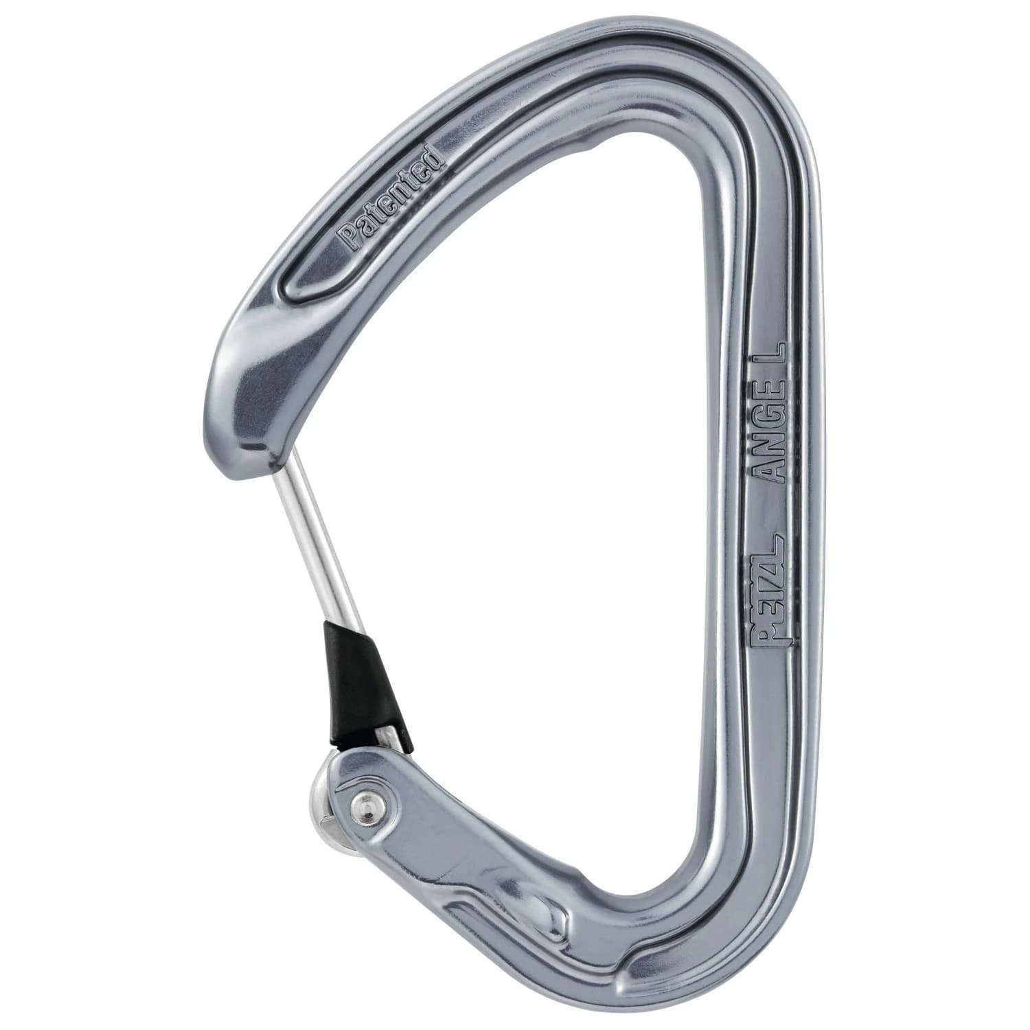 Карабинер с щифт Petzl Ange L Snapgate carabiner - Grey