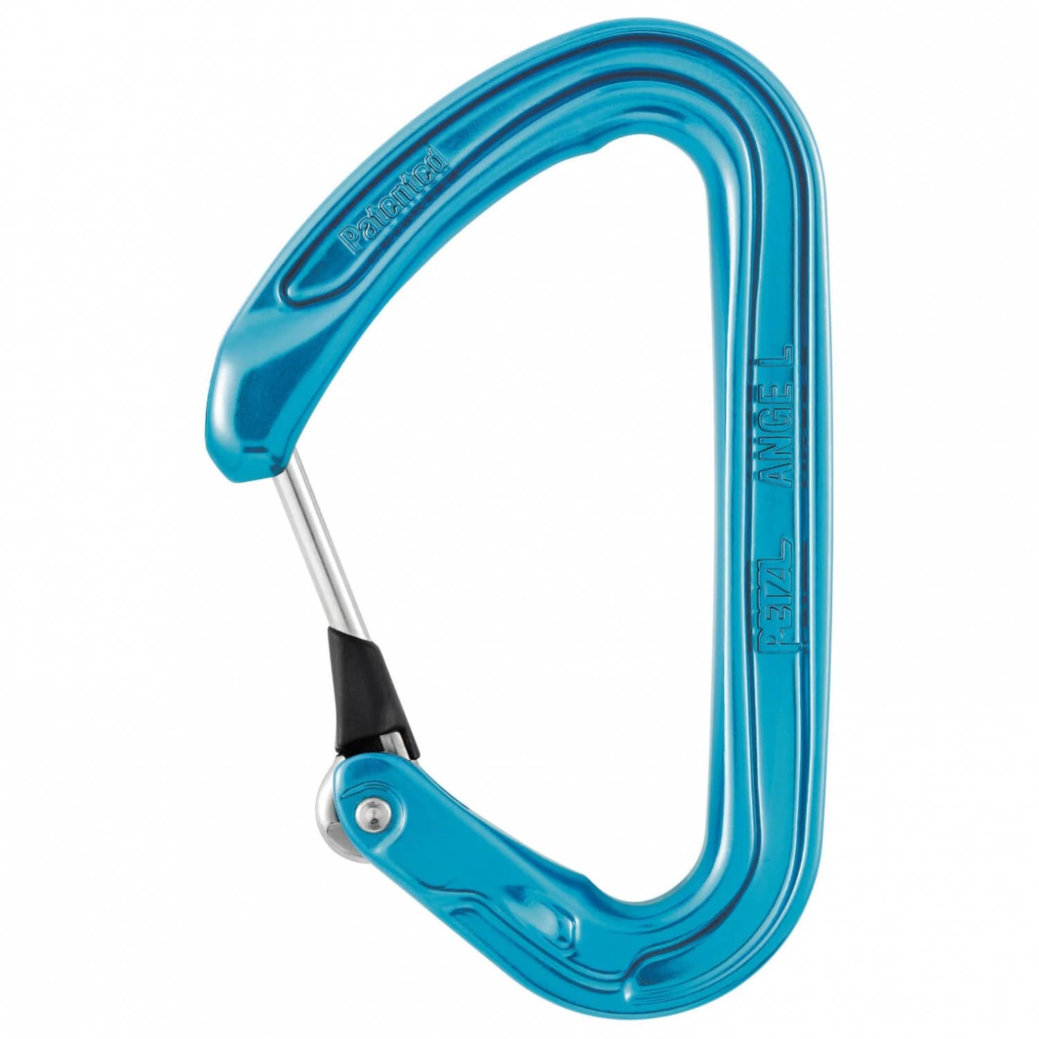 Карабинер с щифт Petzl Ange L Snapgate carabiner - Blue