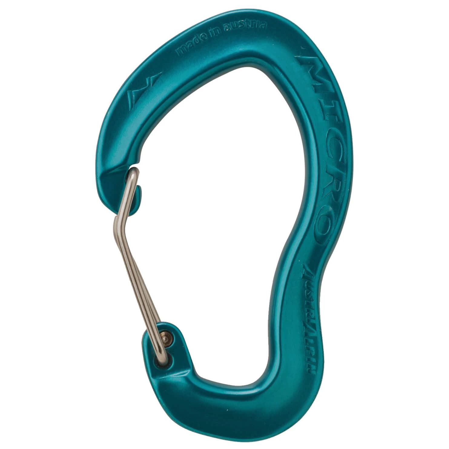 Карабинер с щифт Austrialpin Micro Colors Wire Snapgate carabiner - Azure Anodized