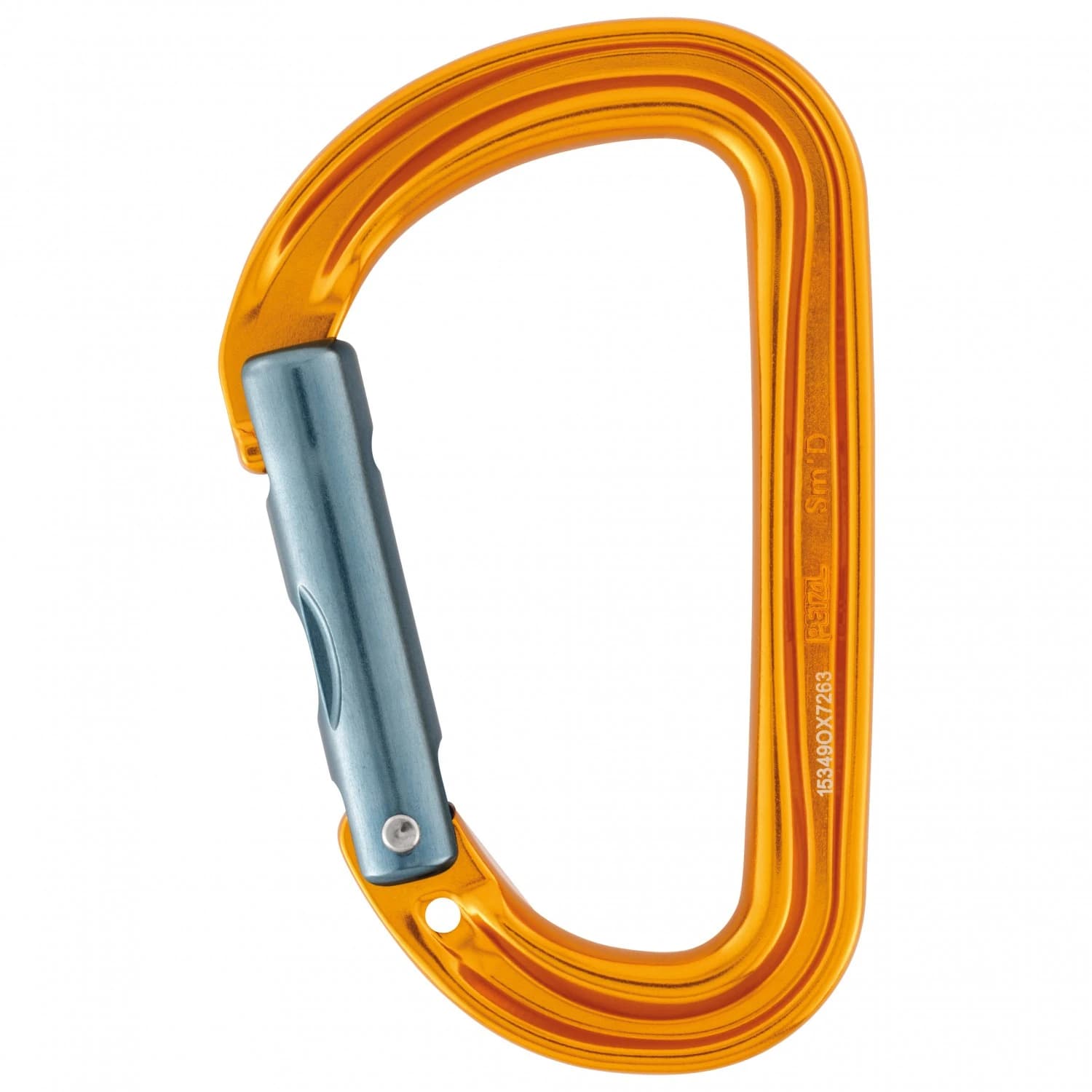 Карабинер с щифт Petzl SMD Wall Snapgate carabiner - Yellow
