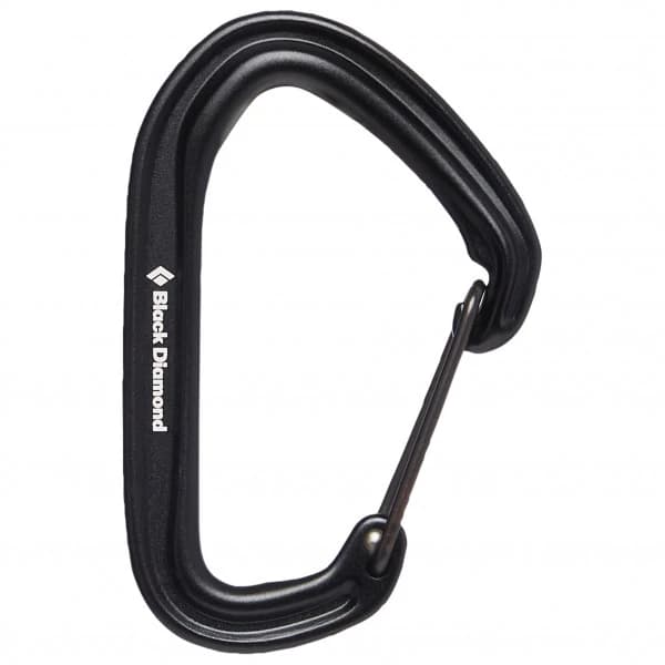 Карабинер с щифт Black diamond Hotwire Carabiner Snapgate carabiner - Black
