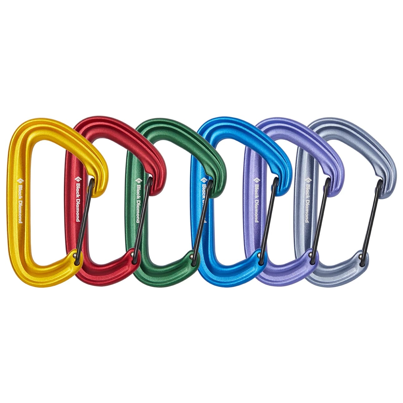 Карабинер с щифт Black diamond Litewire Rackpack Snapgate carabiner - Multicolor
