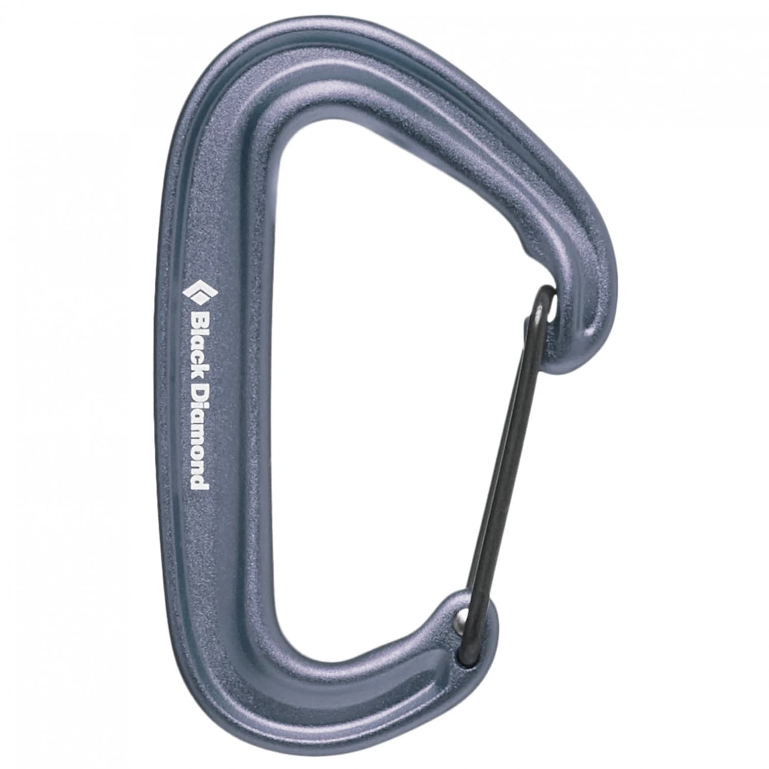 Карабинер с щифт Black diamond Miniwire Carabiner Snapgate carabiner - Gray
