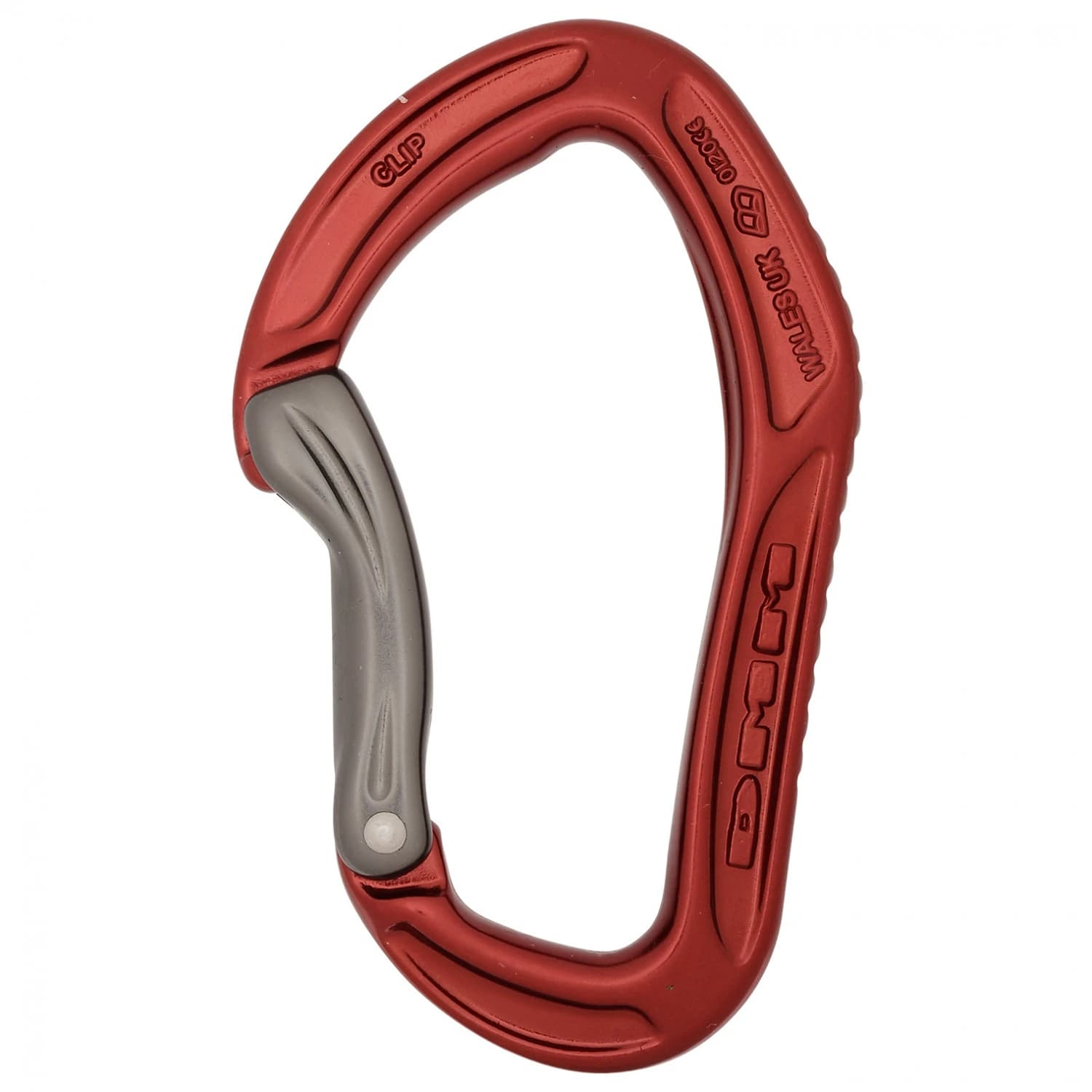 Карабинер с щифт Dmm Alpha Sport Bent Gate Snapgate carabiner - Red / Titanium