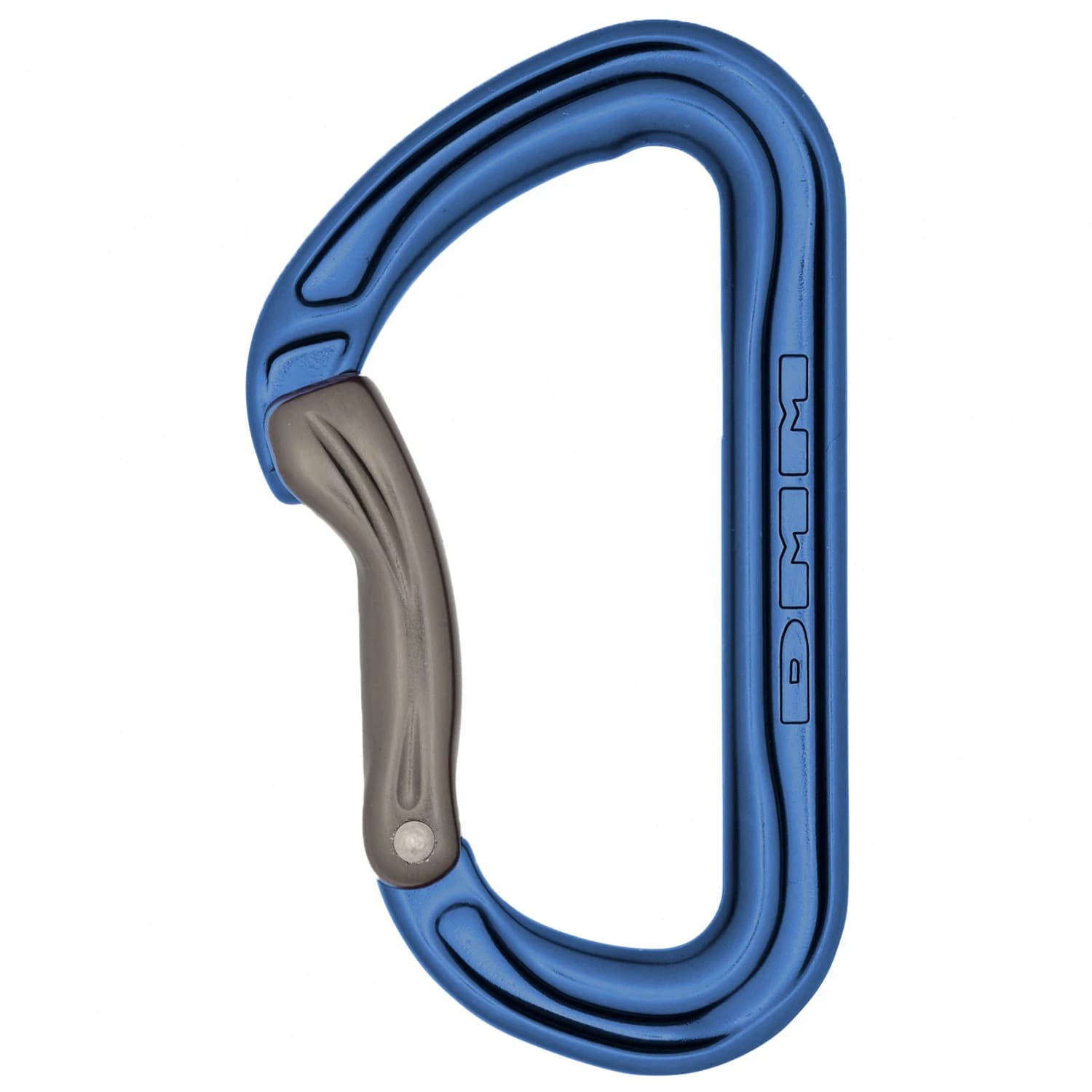 Карабинер с щифт Dmm Shadow Bent Gate Snapgate carabiner - Blue / Titanium