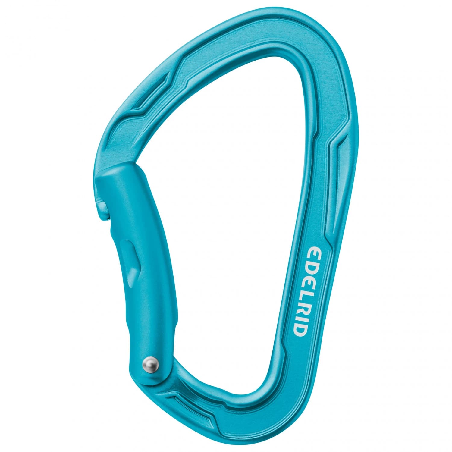 Карабинер с щифт Edelrid Mission Bent Snapgate carabiner - Icemint