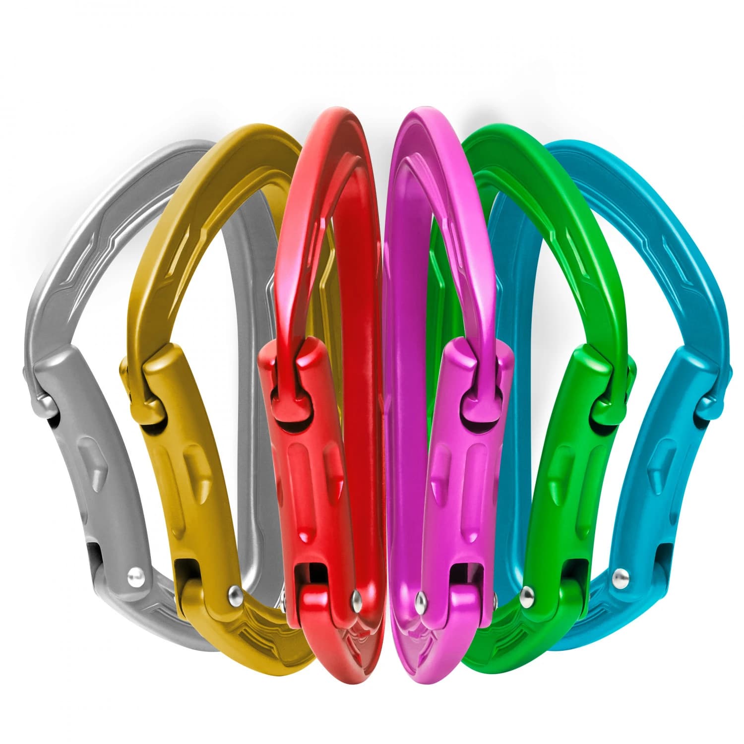 Карабинер с щифт Edelrid Mission Sixpack II Snapgate carabiner - Assorted Colours
