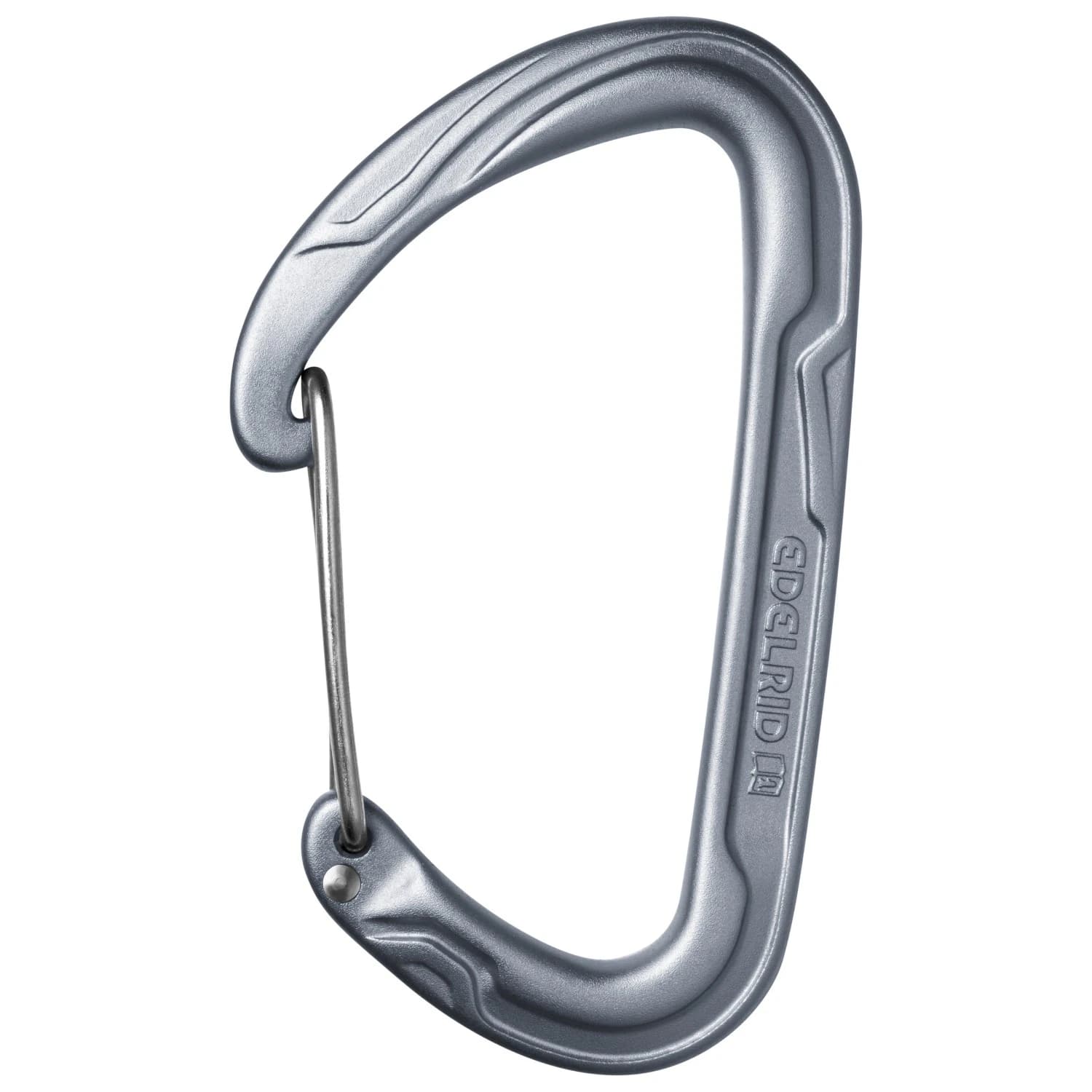Карабинер с щифт Edelrid Pure Wire III Snapgate carabiner - Slate