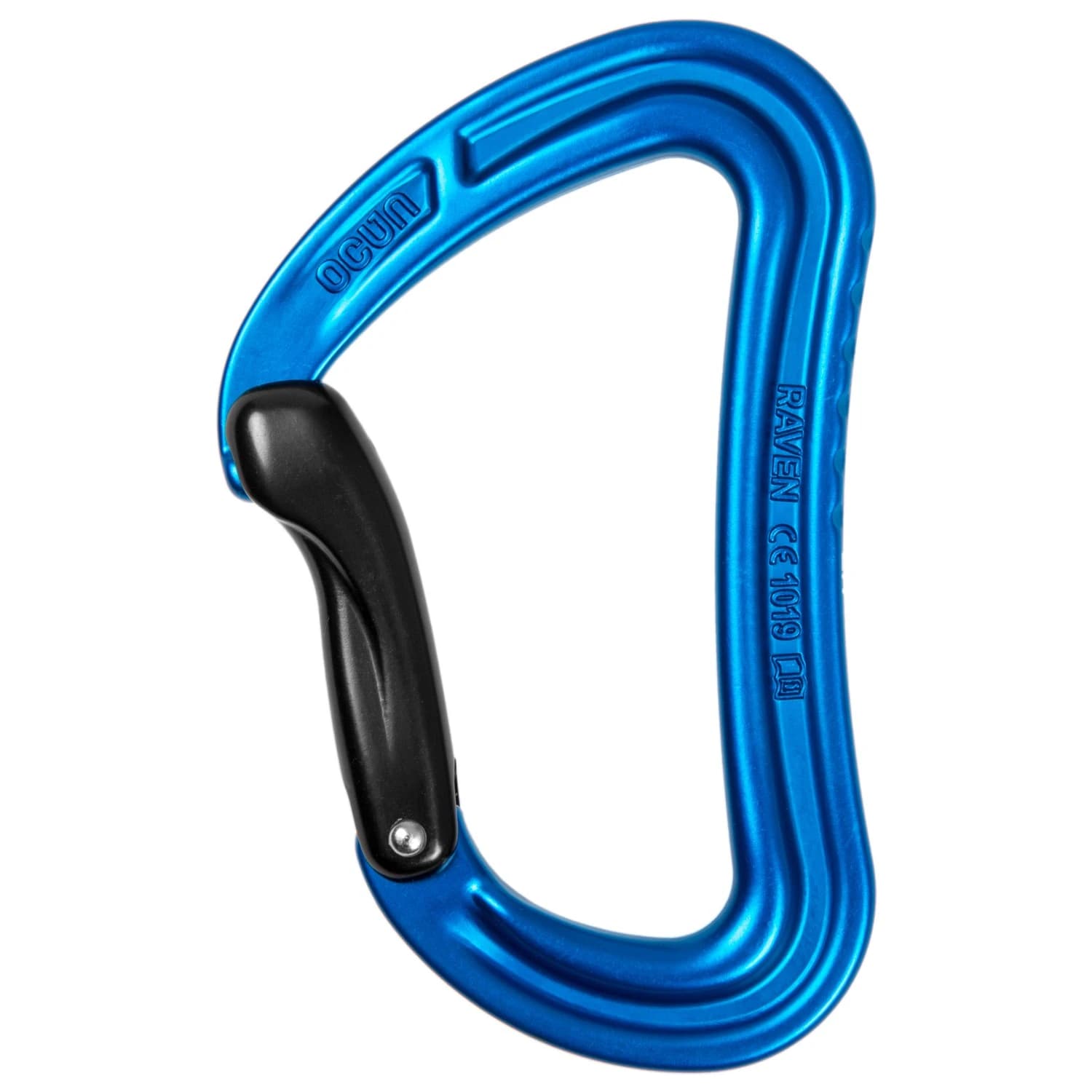 Карабинер с щифт Ocun Raven Bent Snapgate carabiner - Blue