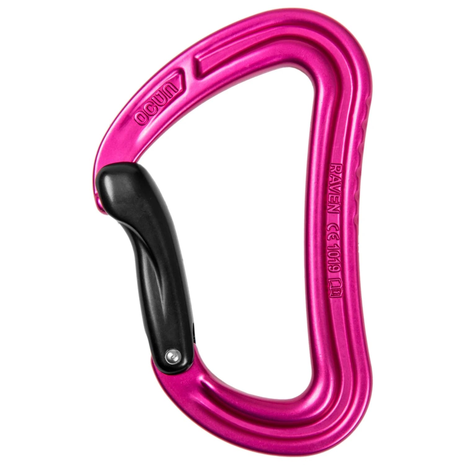Карабинер с щифт Ocun Raven Bent Snapgate carabiner - Pink