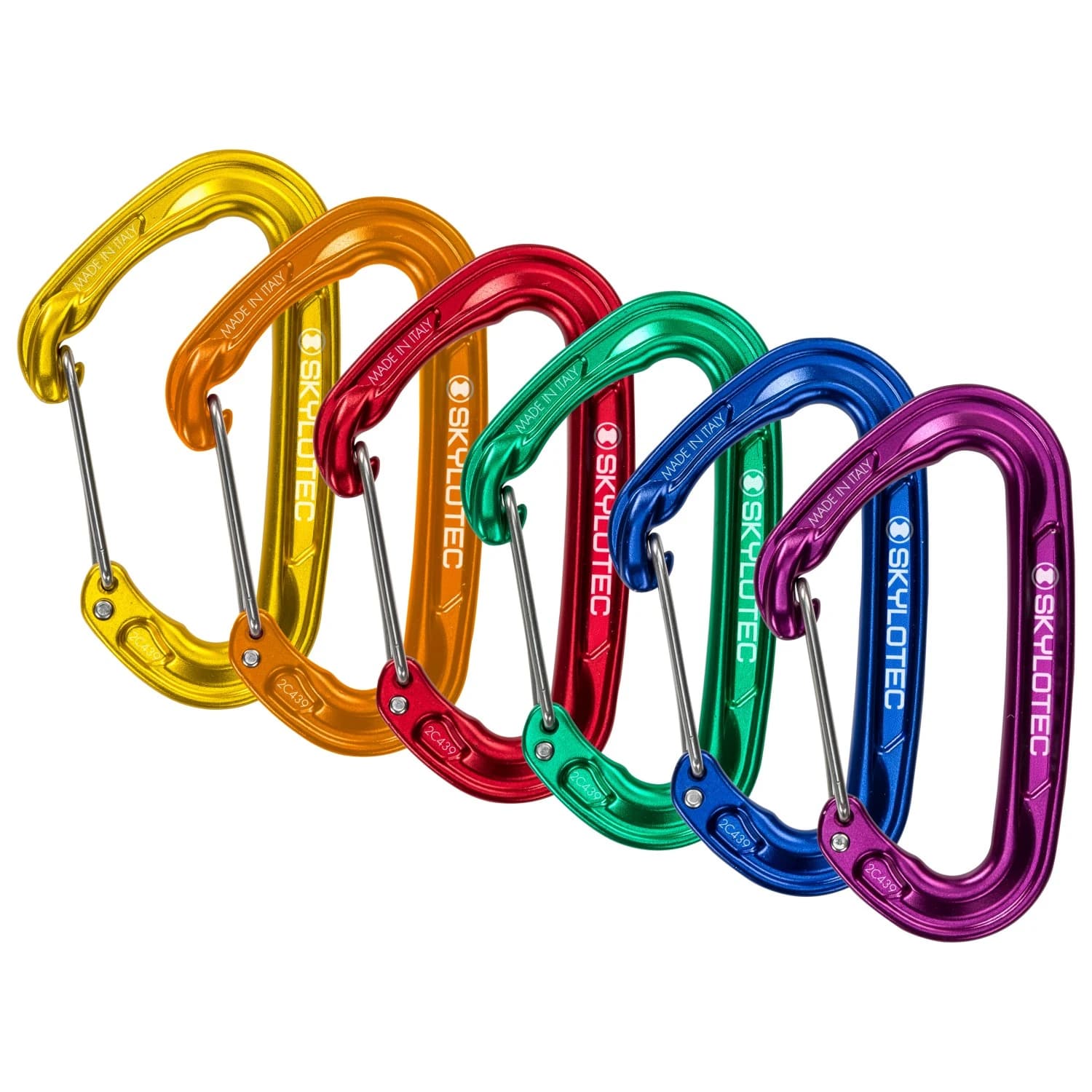 Карабинер с щифт Skylotec Fly-Weight Evo 6-Pack Snapgate carabiner - Assorted Colors