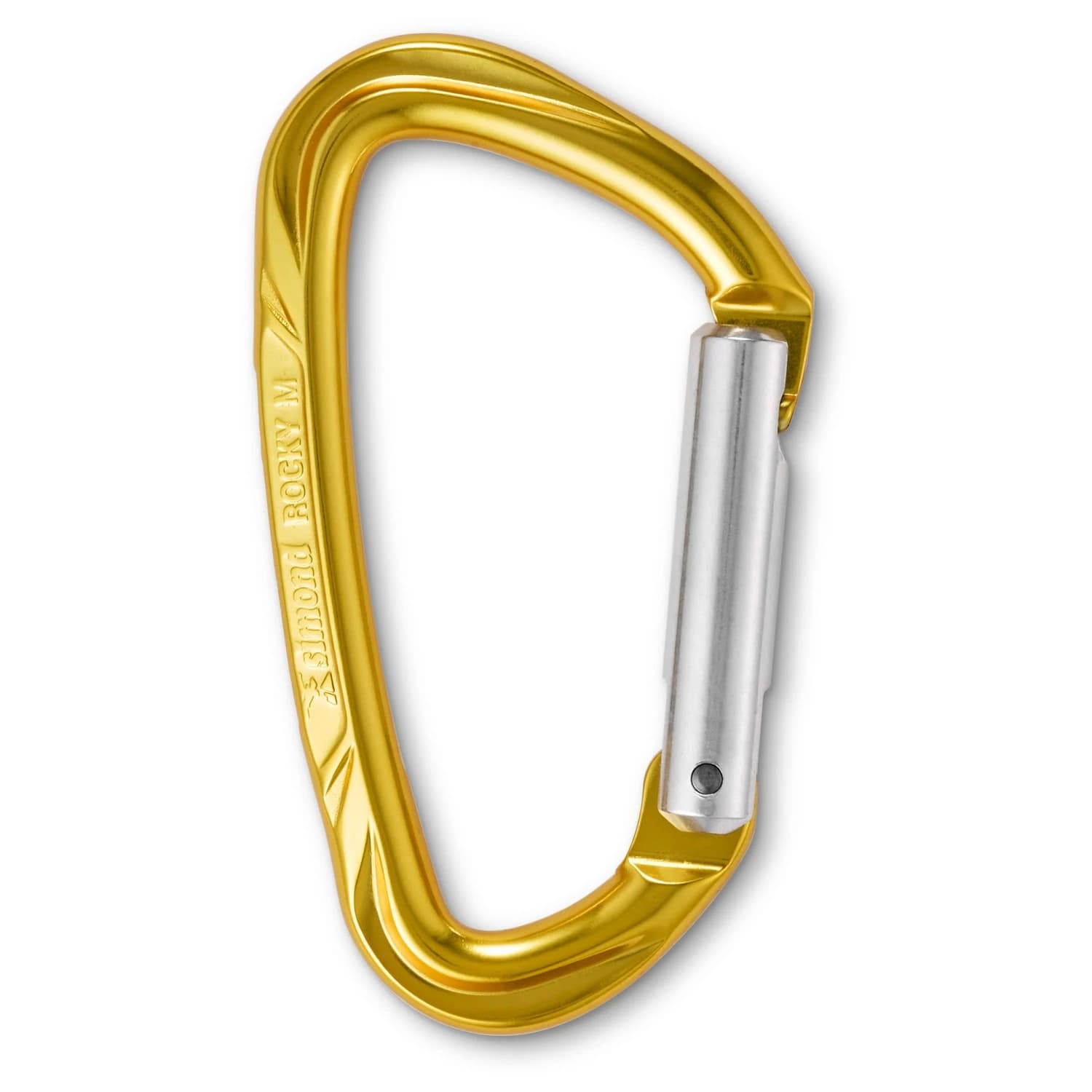 Карабинер с щифт Simond Rocky M Snapgate carabiner - Yellow