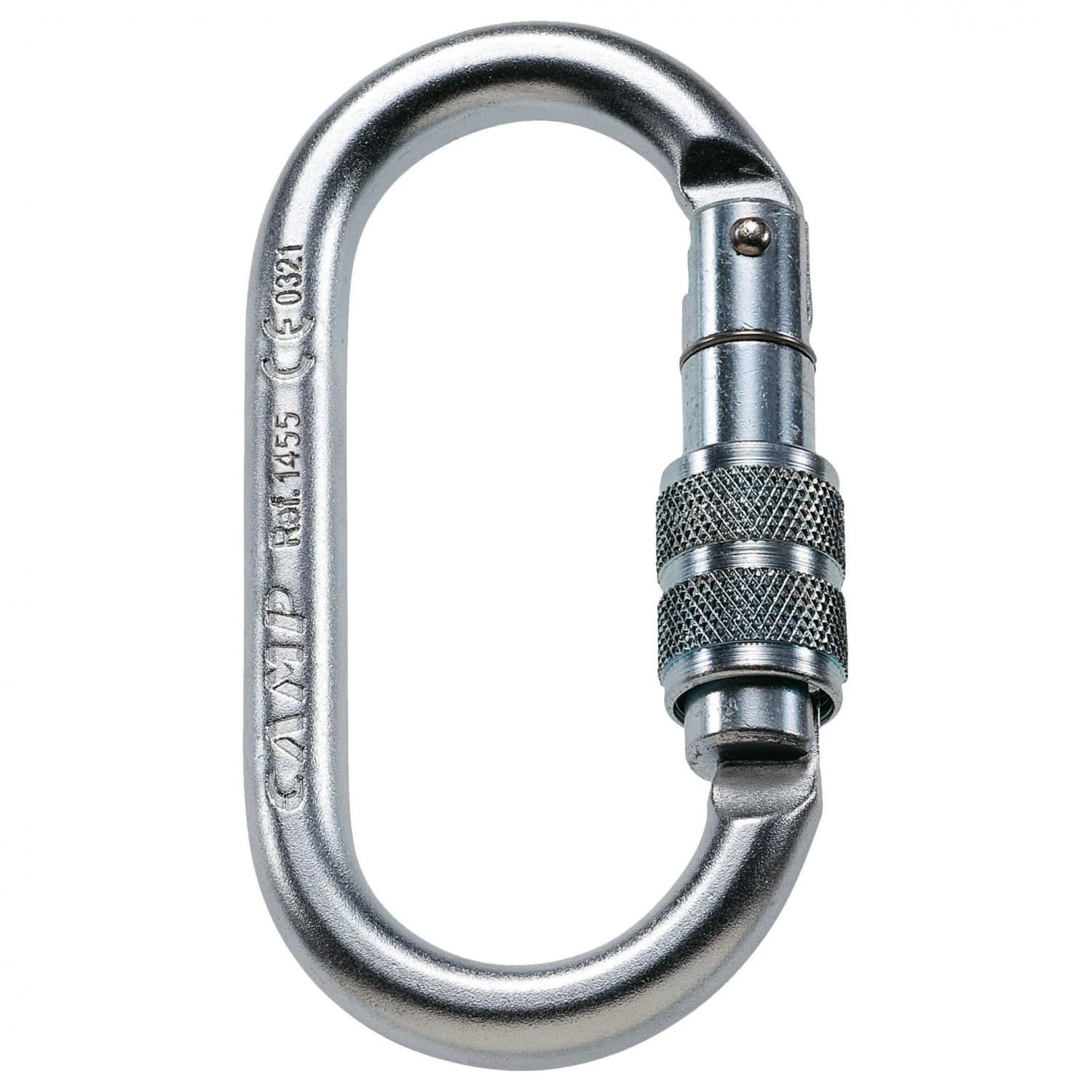 Винтов карабинер C.A.M.P. Oval Pro Lock Steel carabiner - Polished