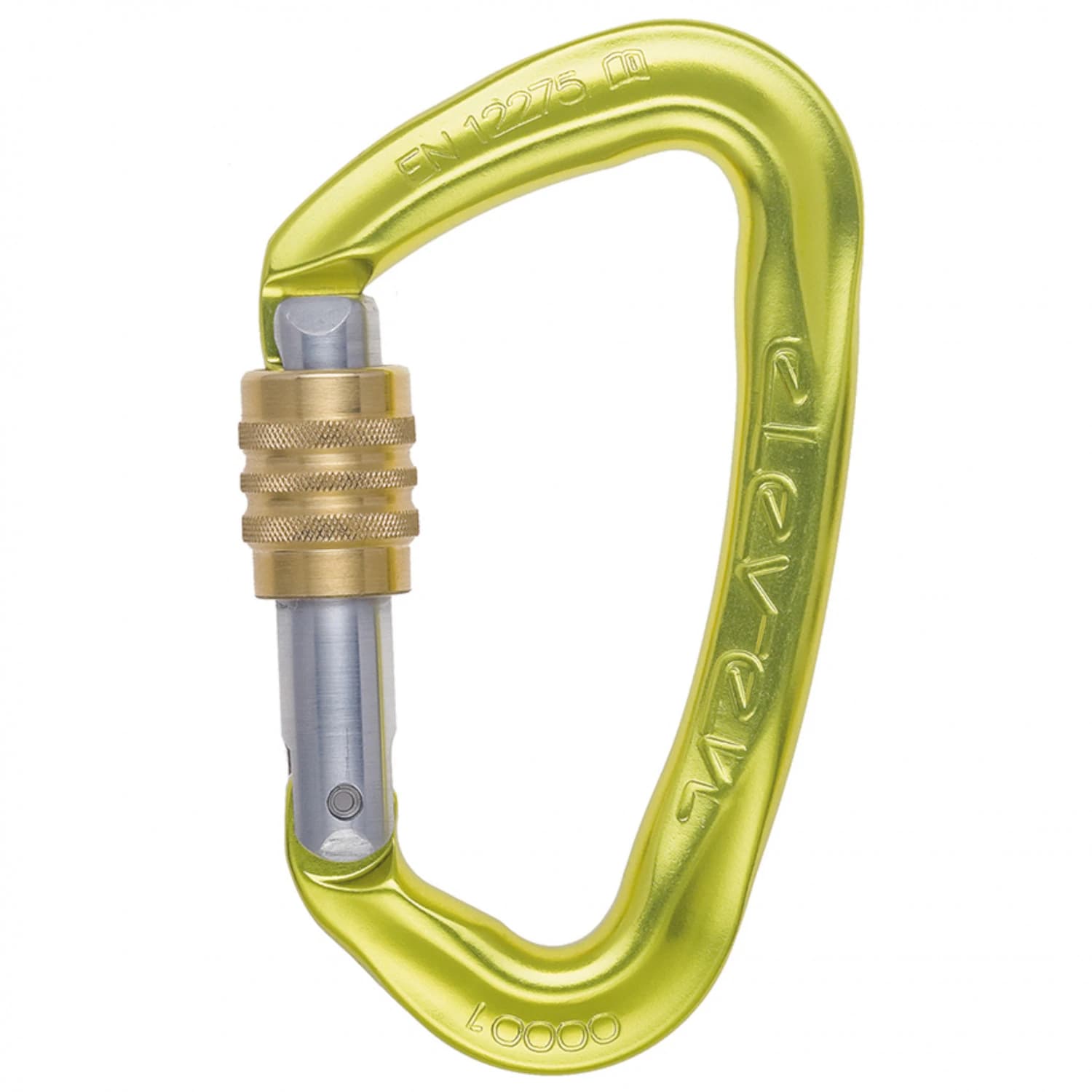 Винтов карабинер Austrialpin Eleven Screwgate carabiner - Yellow