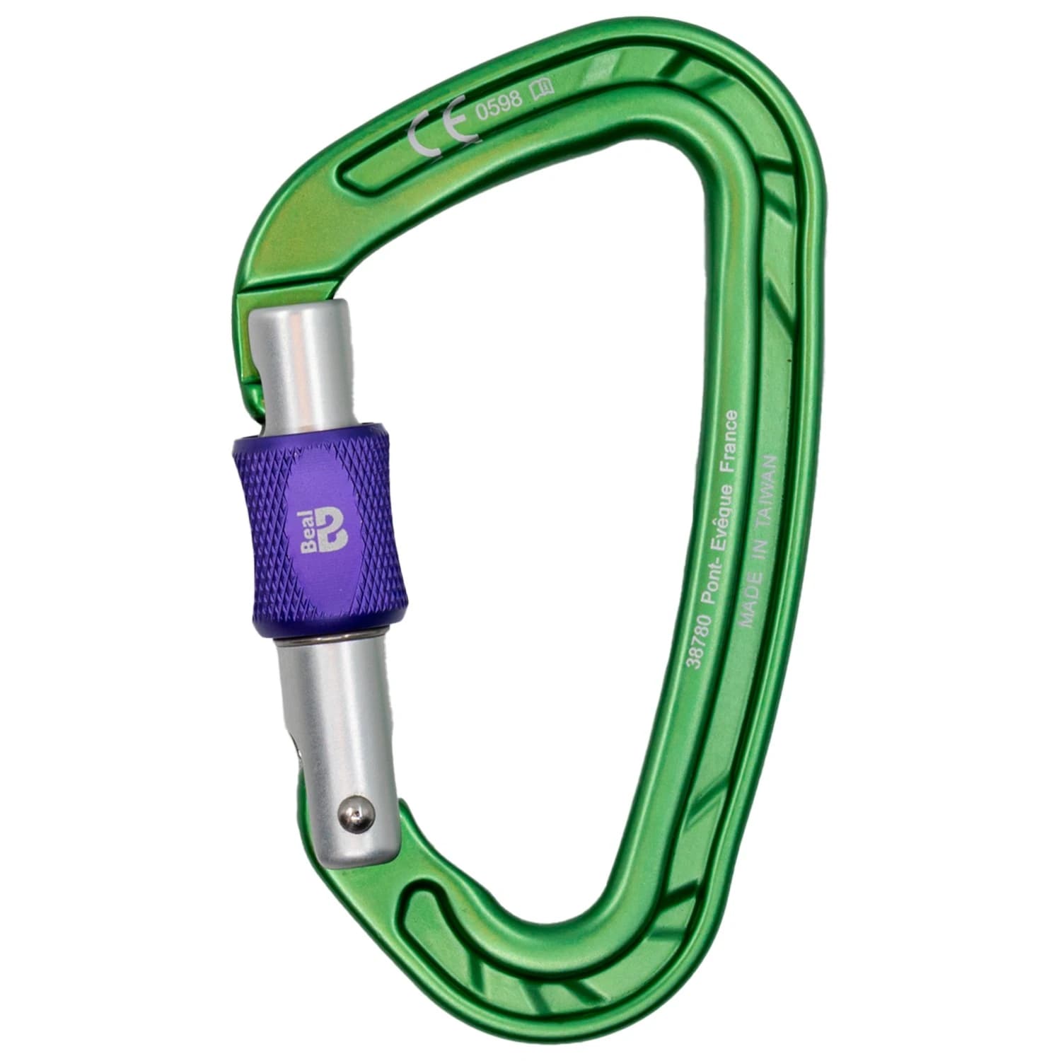 Винтов карабинер Beal Be Quick Screw Screwgate carabiner - Matt Green