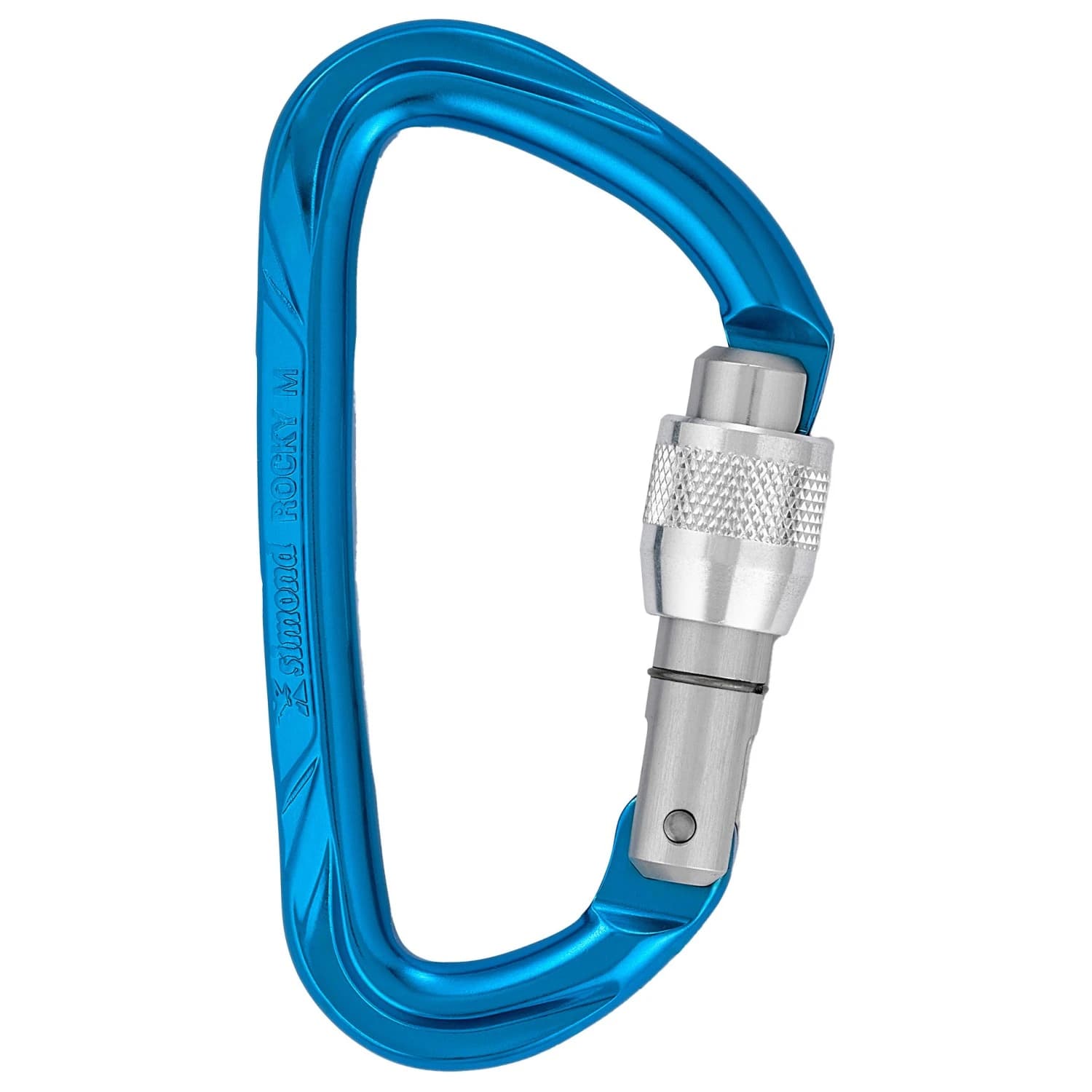 Винтов карабинер Simond Rocky M Vis Secure Blue Screwgate carabiner - Alpine Blue