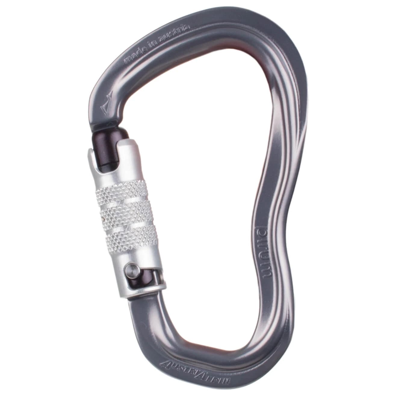 Заключващ се карабинер Austrialpin Pirum 3-way Autolock Locking carabiner - Anthracite Anodized