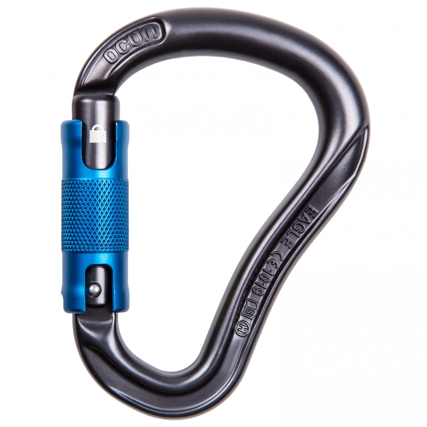 HMS карабинер Ocun Eagle HMS Triple HMS carabiner - Anthracite / Blue
