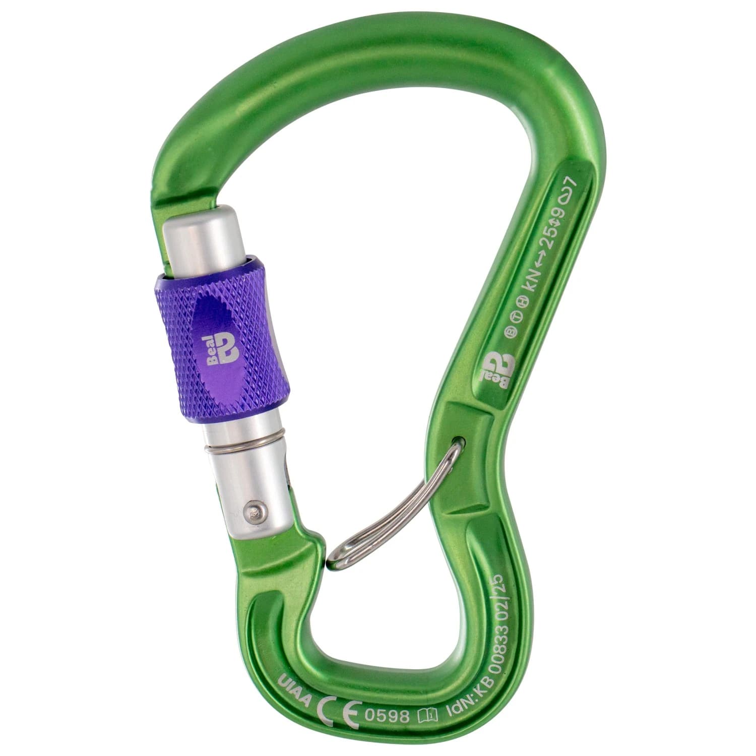 HMS карабинер Beal Orient Express Screw HMS carabiner - Matt Green