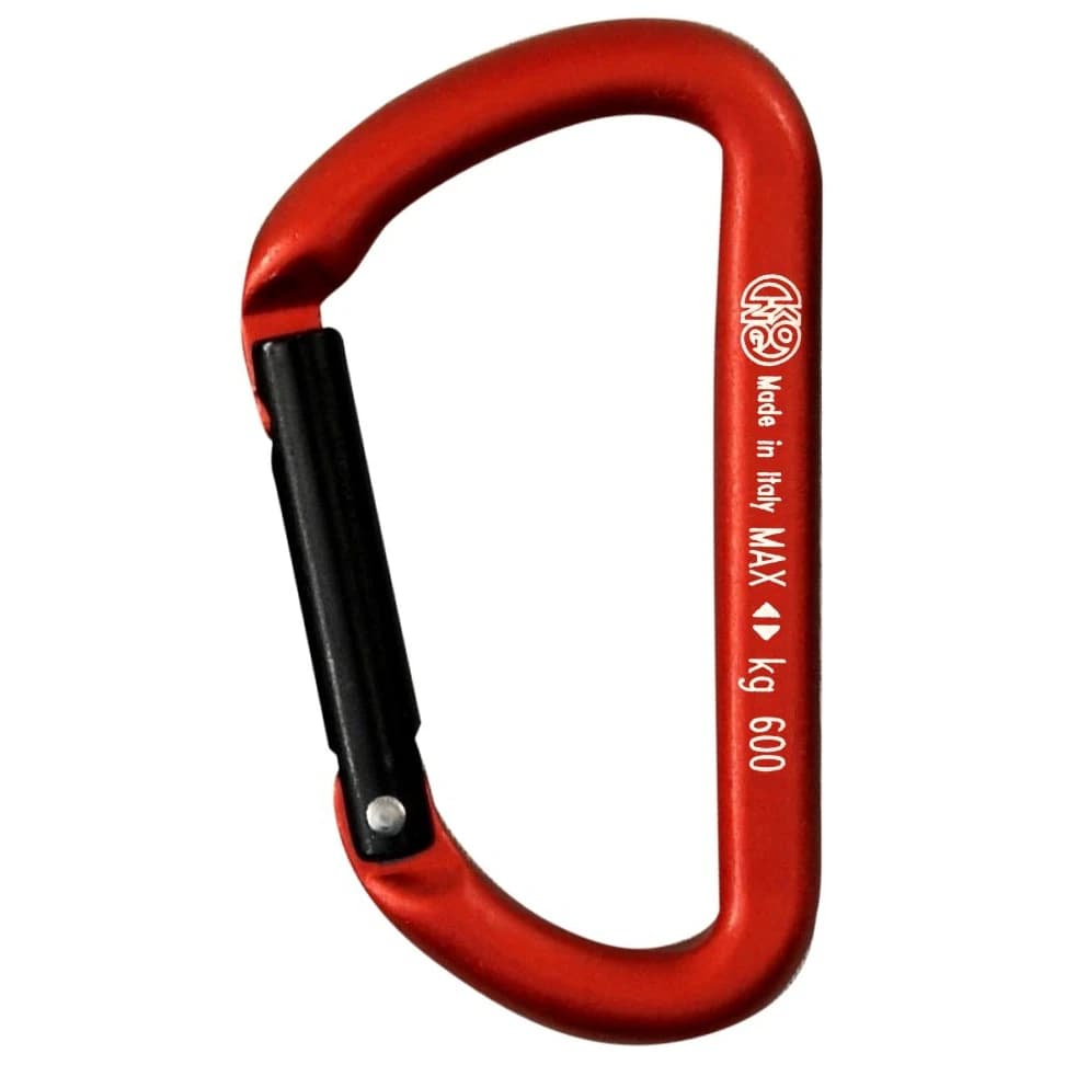 Карабинер за екипировка Kong Mini D Gear carabiner - Orange / Black