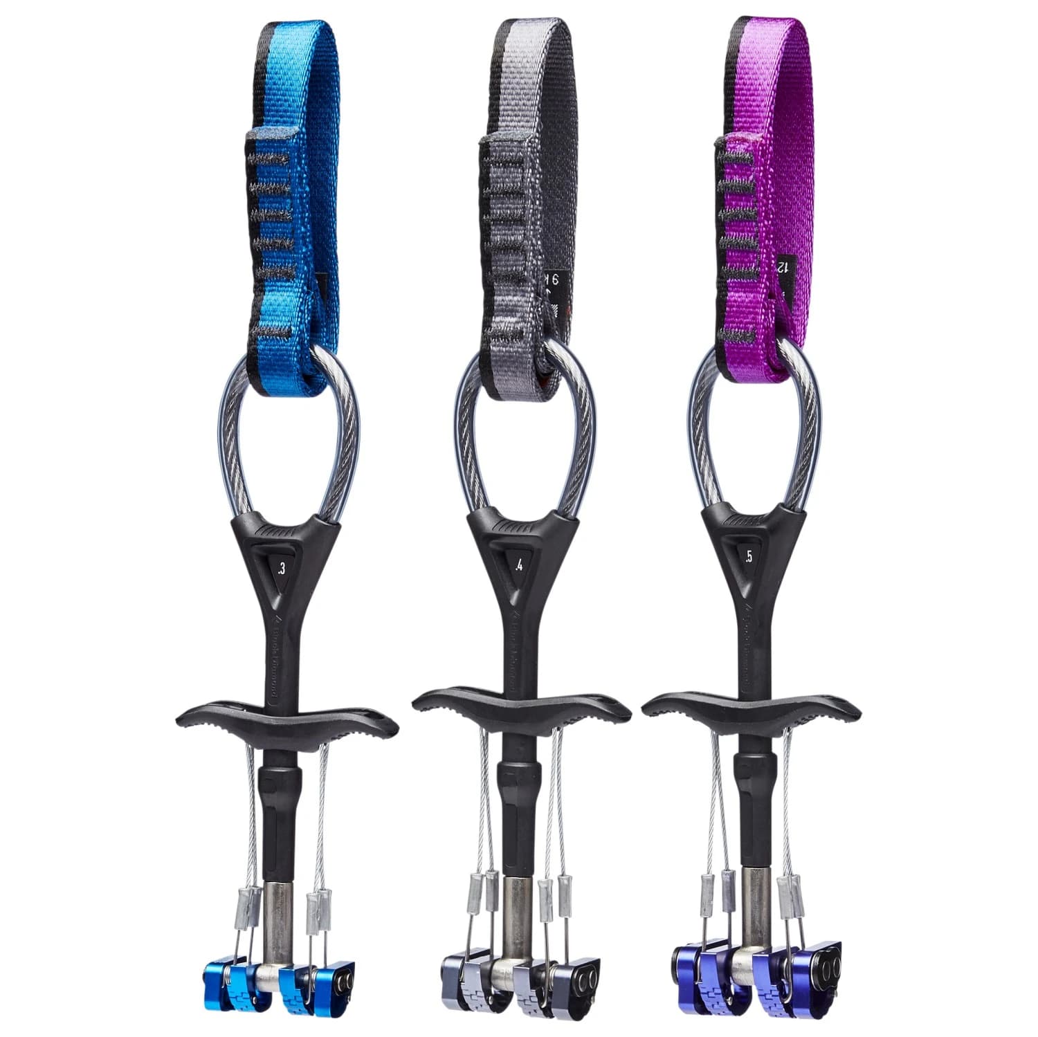 Комплект Black diamond C4 Cam Set 0.3-0.5 Cam - Blue / Grey / Purple