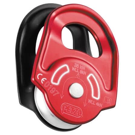 Въжена макара Petzl Rescue Rope pulley - Red / Black
