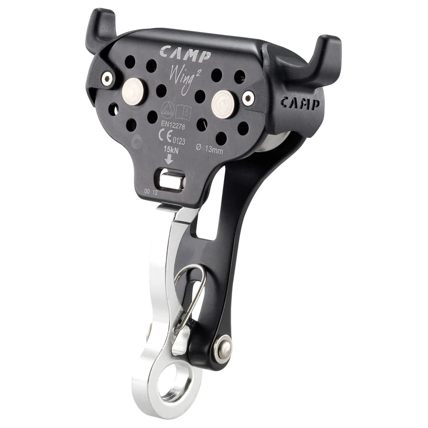 Въжена макара C.A.M.P. Wing 2 Rope pulley - Black / Silver