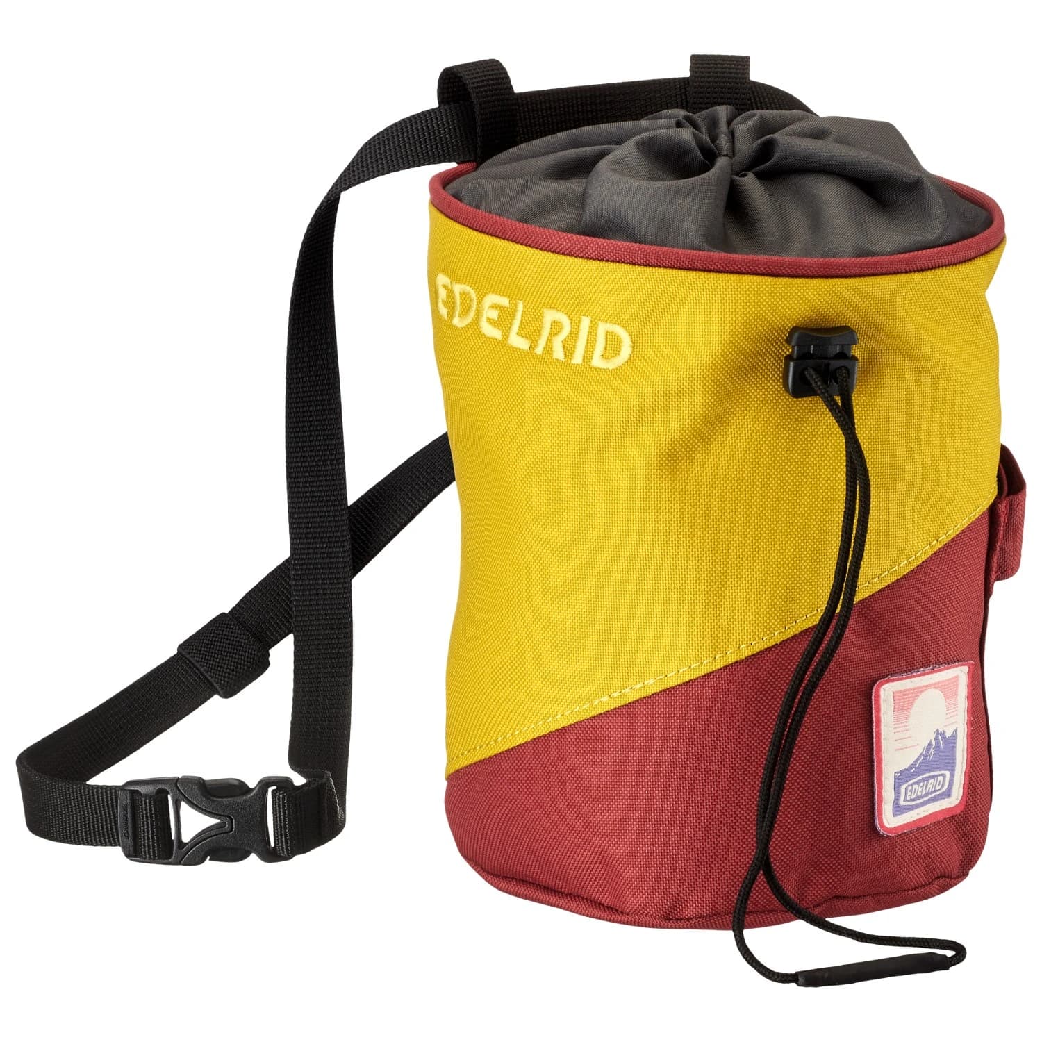 Торбичка за магнезий Edelrid Chalk Bag Monoblock Chalk bag - Vinered / Amber