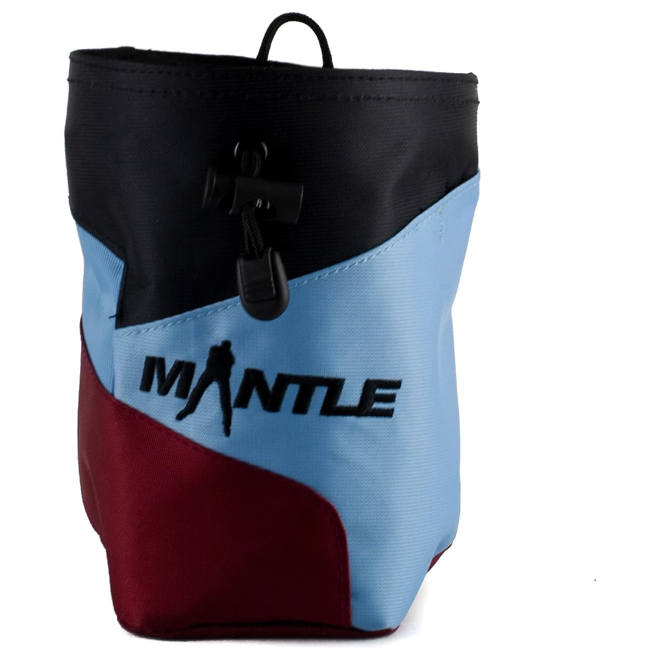Торбичка за магнезий Mantle Kletter Chalk Bag Pinchy Chalk bag - Red / Light Blue / Black