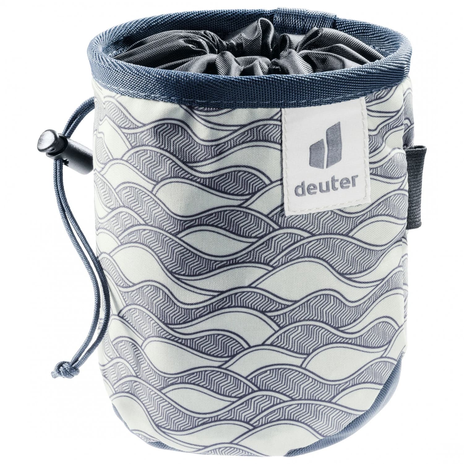 Торбичка за магнезий Deuter Gravity Chalk Bag I Chalk bag - Bone Waves / Marine