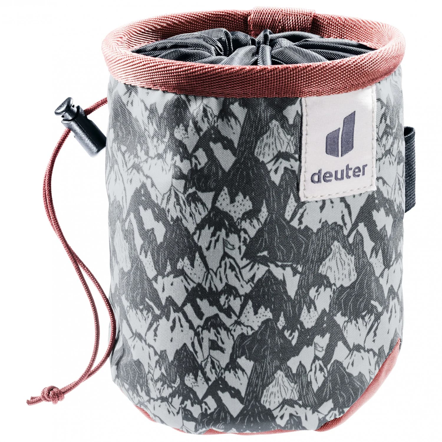 Торбичка за магнезий Deuter Gravity Chalk Bag I Chalk bag - Graphite Mountain / Redwood