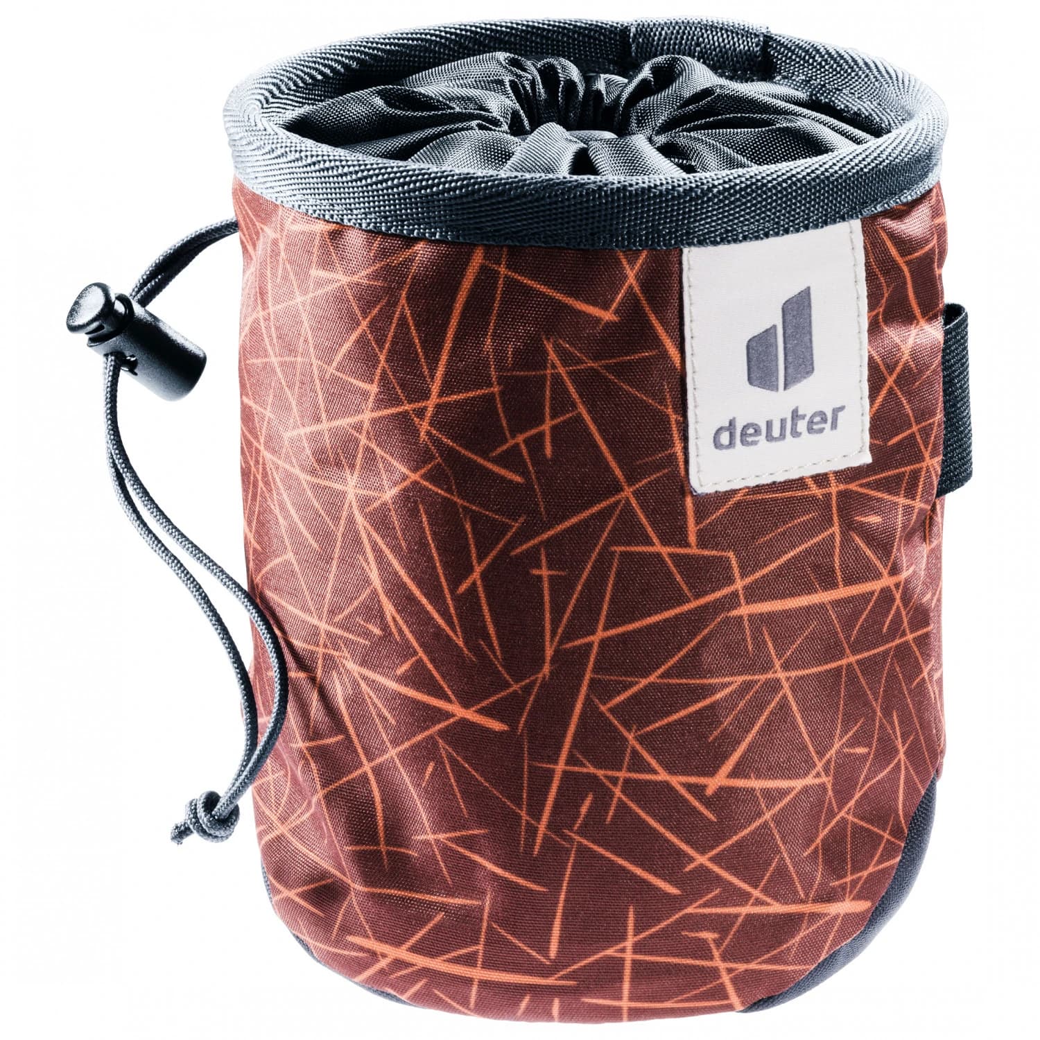 Торбичка за магнезий Deuter Gravity Chalk Bag I Chalk bag - Redwood Scratches / Graphite