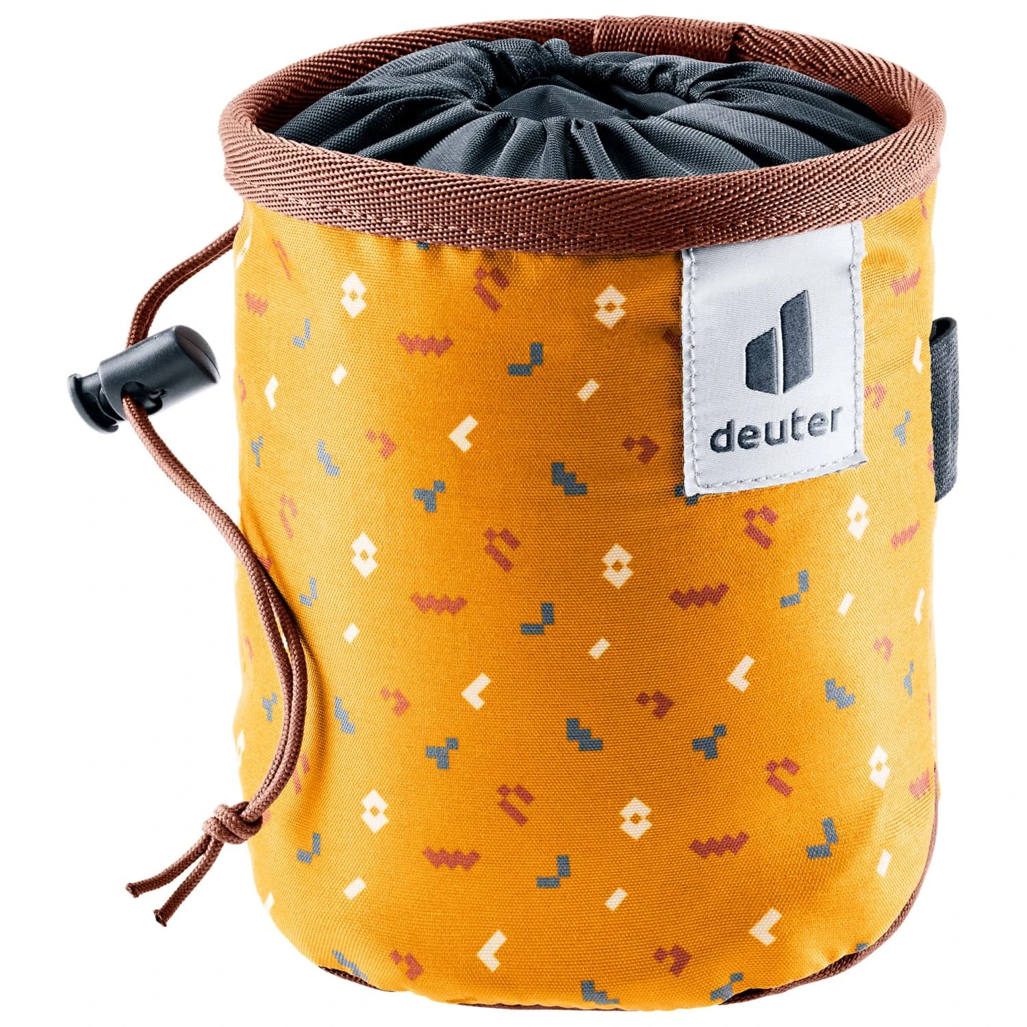 Торбичка за магнезий Deuter Gravity Chalk Bag I Chalk bag - Cinnamon Blocks / Umbra