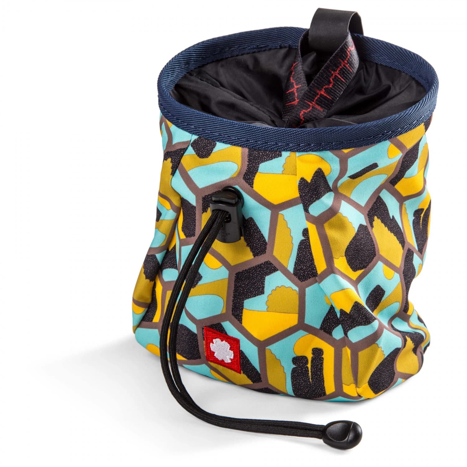 Торбичка за магнезий Ocun Lucky + Belt Chalk bag - Hexagon Yellow