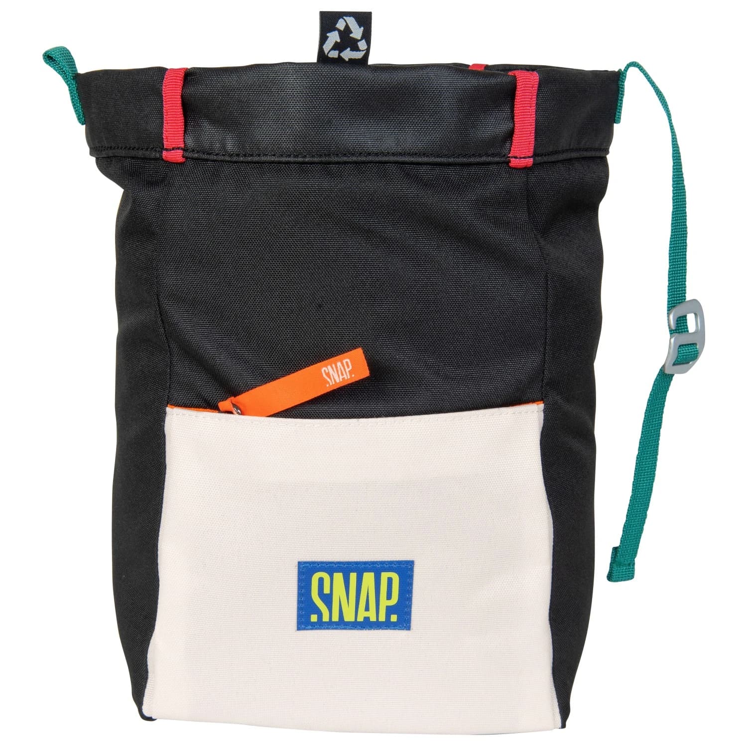 Торбичка за магнезий Snap Big Chalk Fleece Bag Chalk bag - Black / Chalk