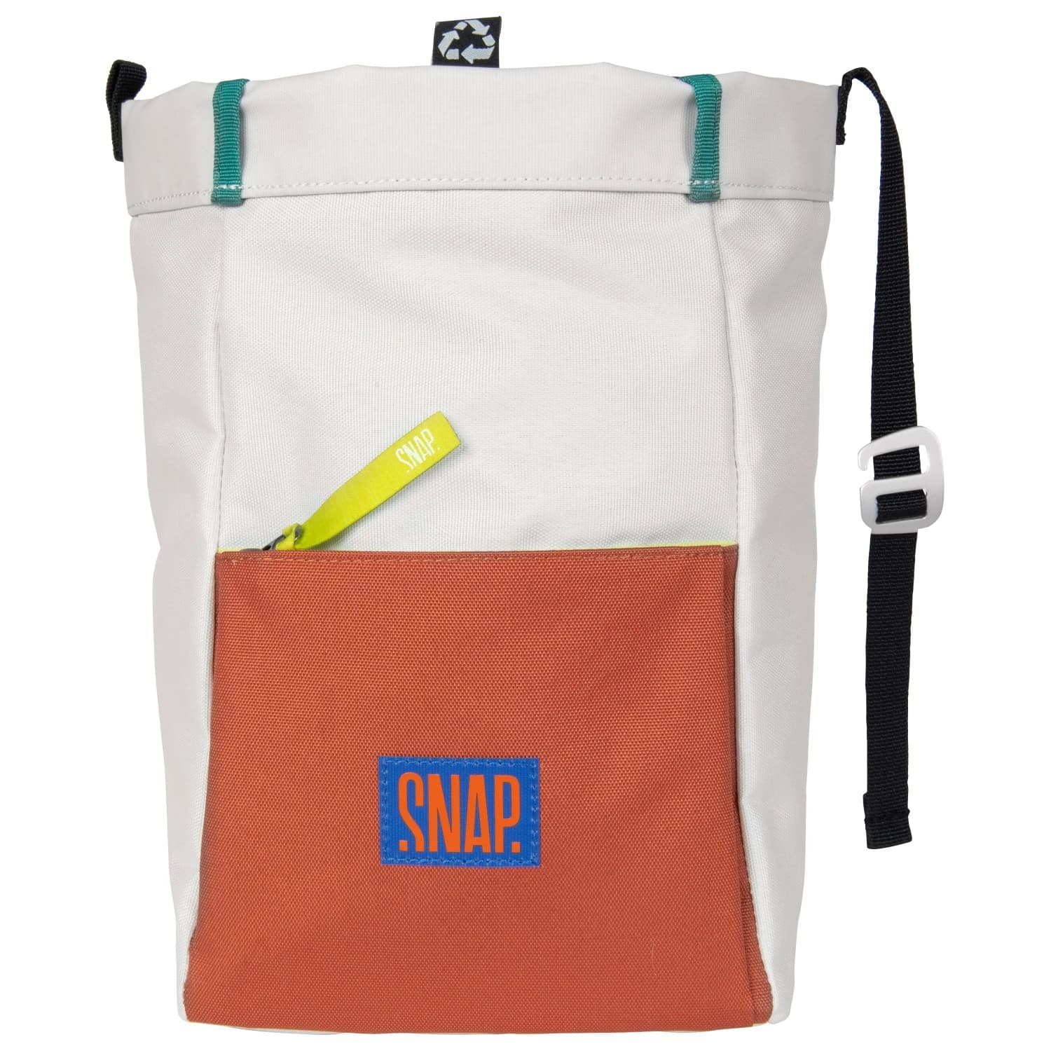 Торбичка за магнезий Snap Big Chalk Fleece Bag Chalk bag - Chalk / Sandstone