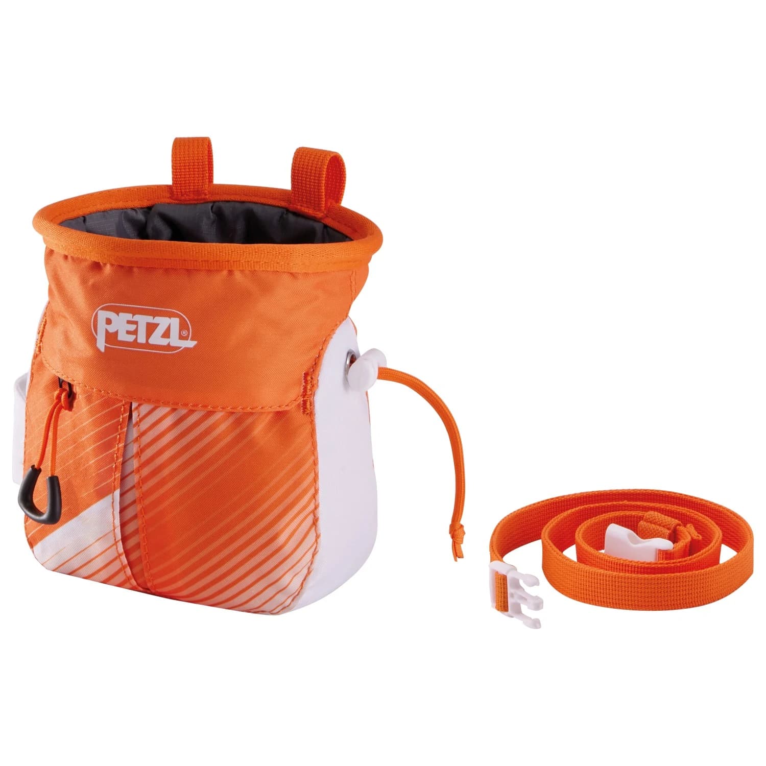 Торбичка за магнезий Petzl Sakapoche Chalk bag - Orange White