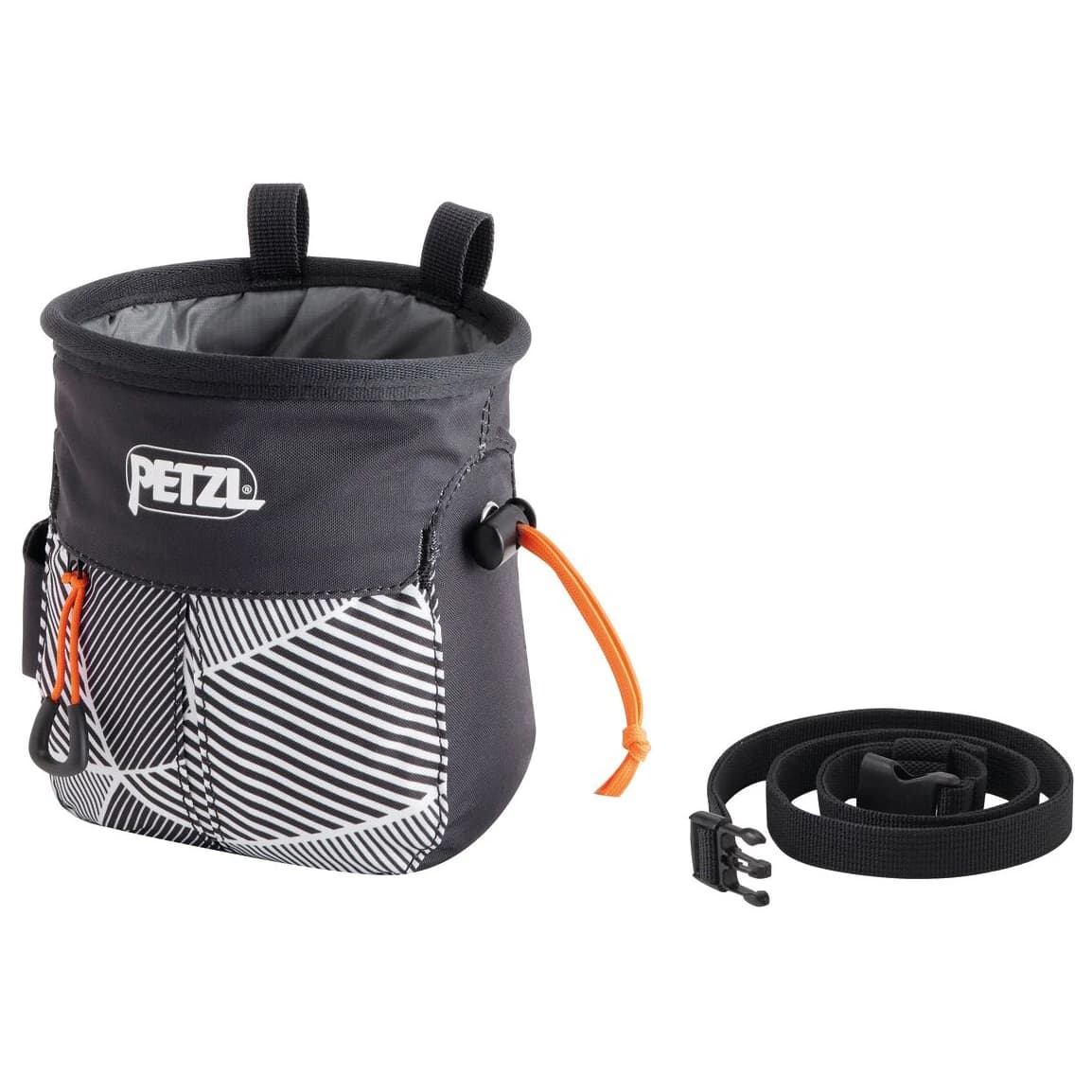 Торбичка за магнезий Petzl Sakapoche Chalk bag - Black Dazzle