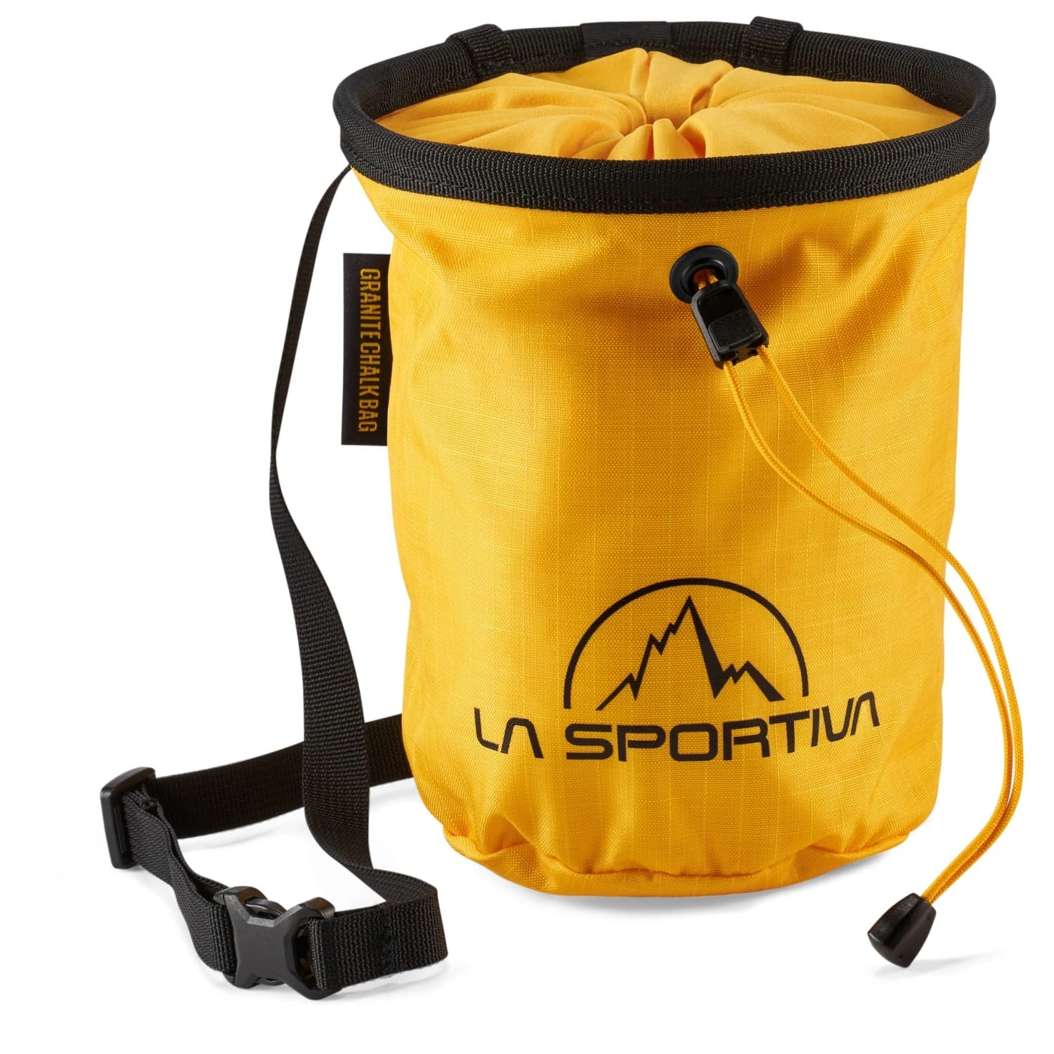 Торбичка за магнезий La sportiva Granite Chalk Bag - Yellow / Black