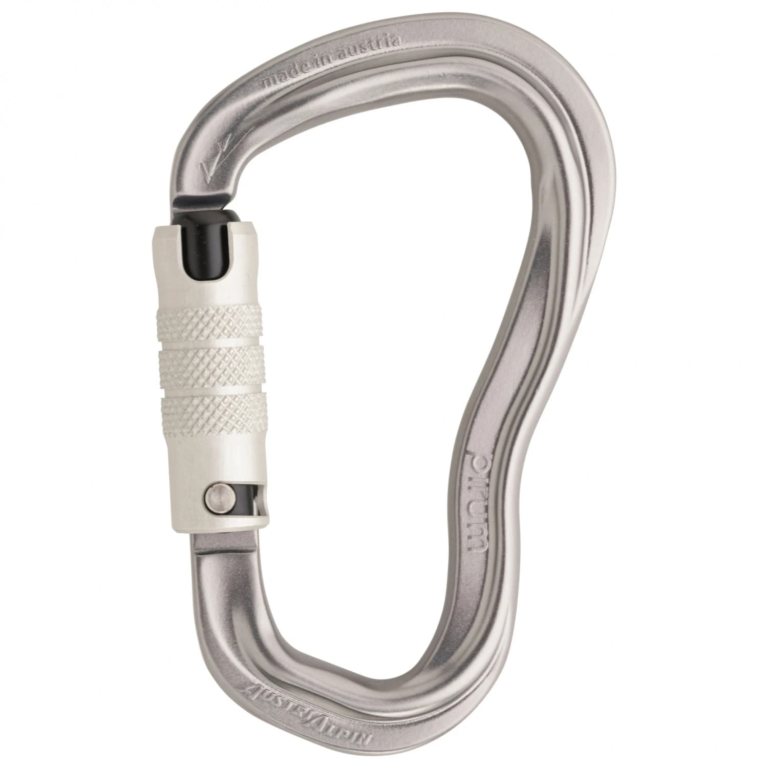 Заключващ се карабинер Austrialpin Pirum ID Aluminium 2-Way Auto-Lock Locking carabiner - Anthracite