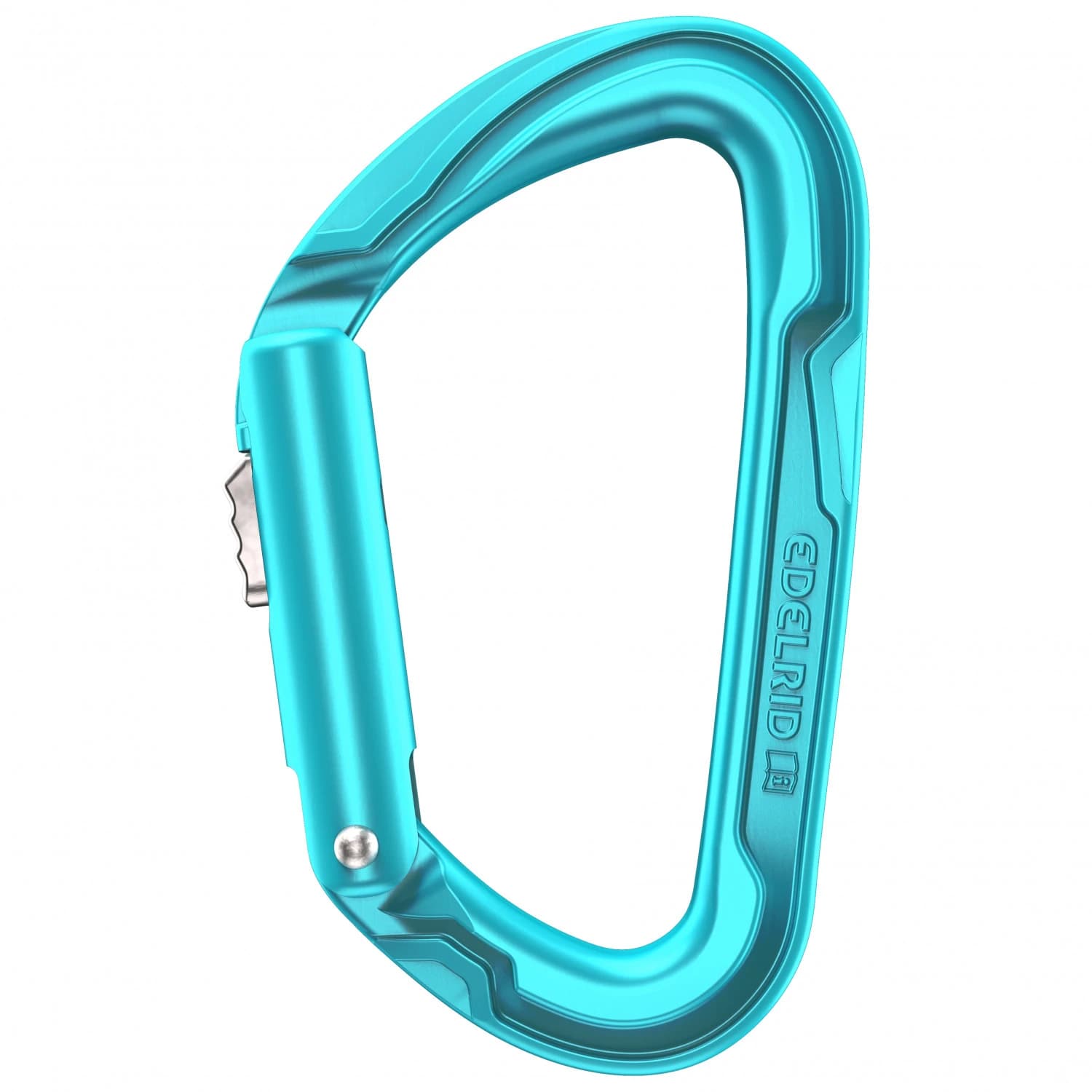 Заключващ се карабинер Edelrid Pure Slider III Locking carabiner - Icemint