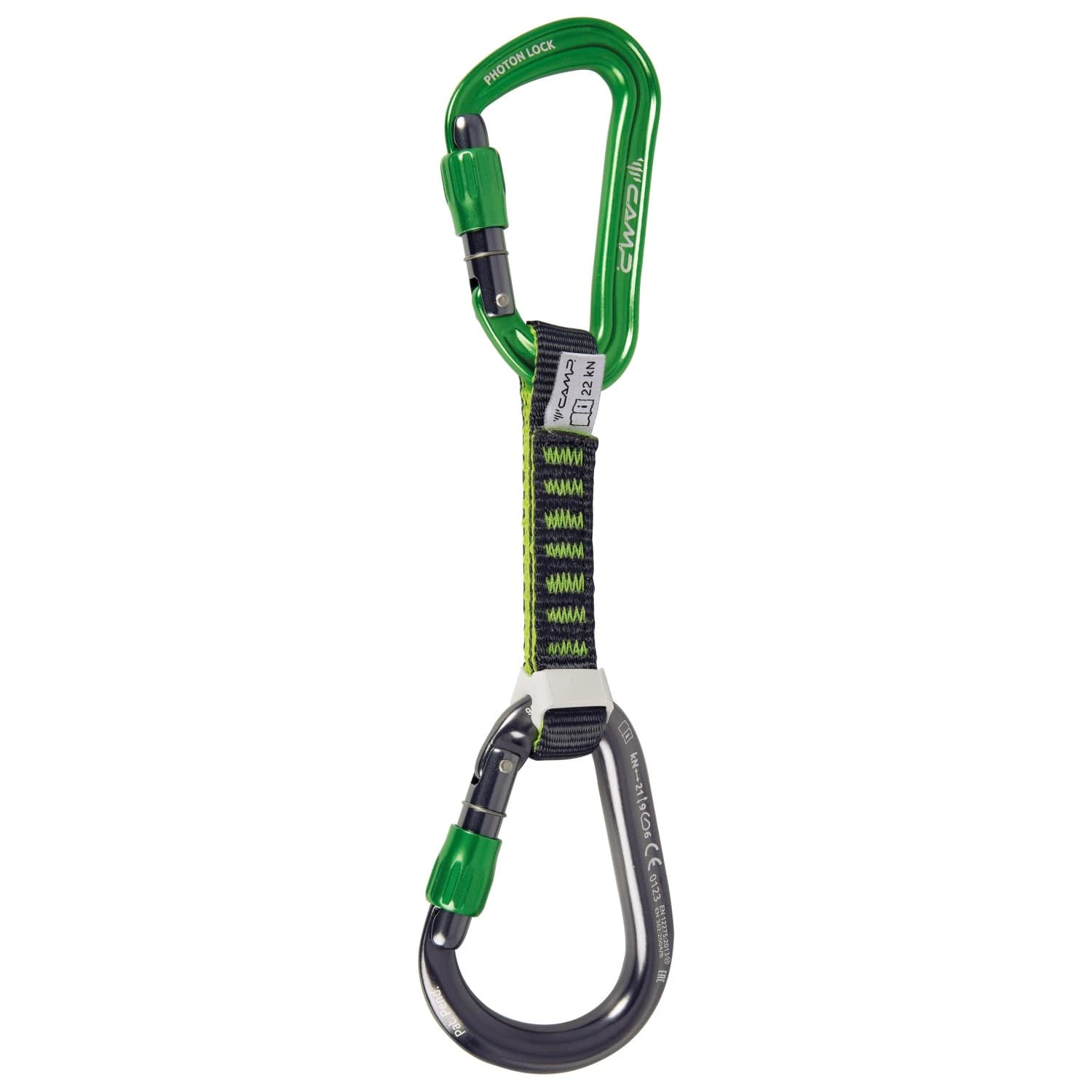 Експрес (Quickdraw) C.A.M.P. Locker Draw KS Quickdraw sling - Anthracite / Green