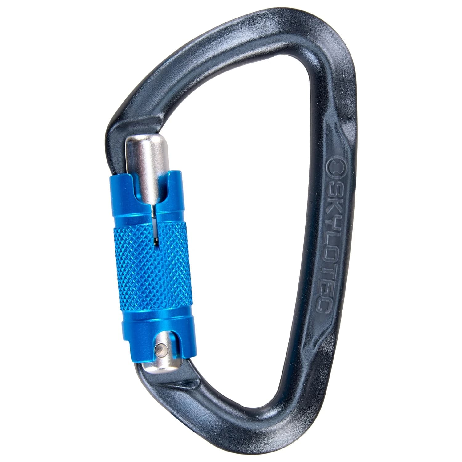 Заключващ се карабинер Skylotec Lime WG Locking carabiner - Anthracite / Blue