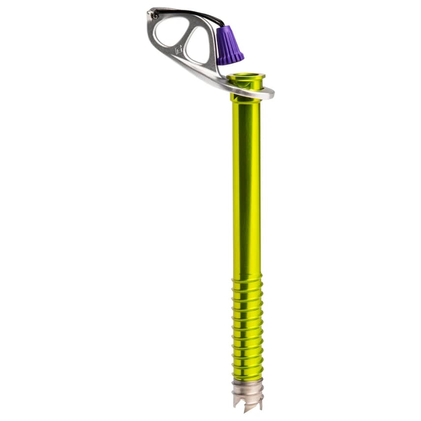 Клин за лед Black diamond Ultralight Ice Screw - Envy Green / Purple